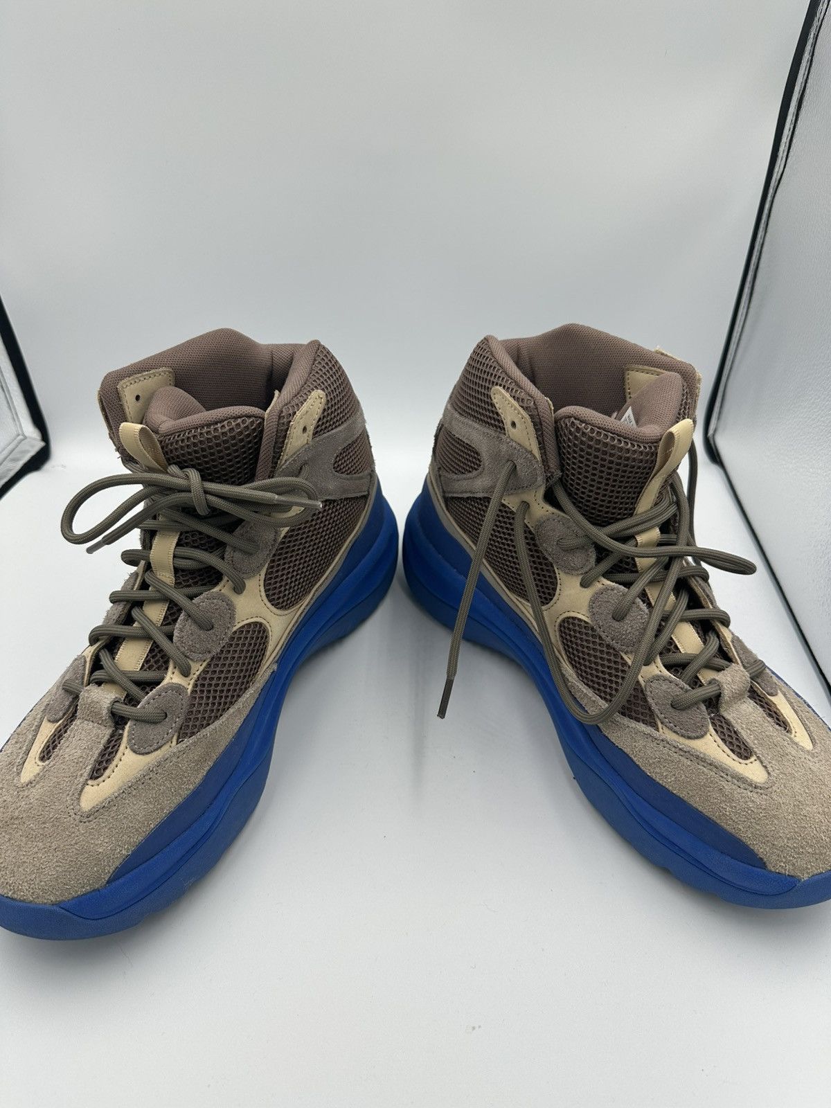 Adidas × Kanye West ADIDAS YEEZY DESERT BOOT TAUPE BLUE 13 WORN ONCE GY0374 Size US 13 / EU 46 - 5 Thumbnail