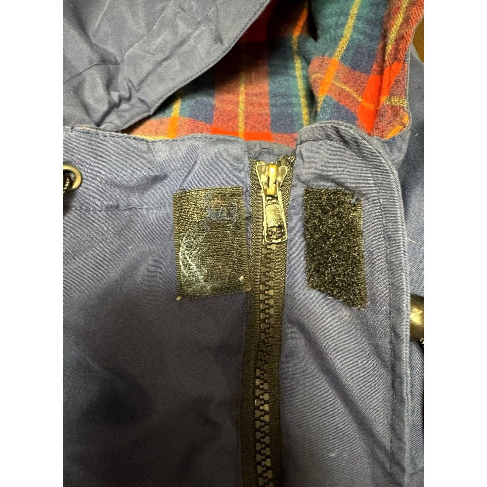 Eddie Bauer VINTAGE Eddie Bauer Blue Flannel Lined Parka Jacket Full Zip Hooded Women’s M Jacket Size M / US 6-8 / IT 42-44 - 3 Thumbnail