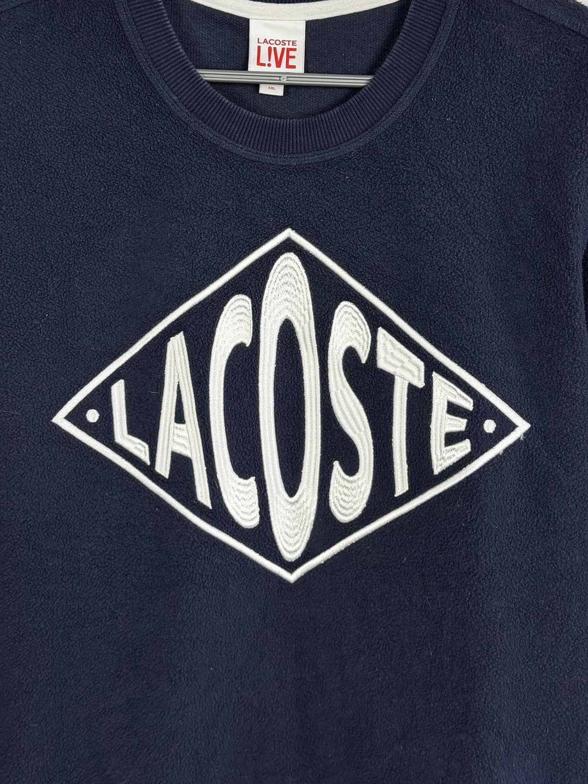 Lacoste Lacoste Live! Fleece Pullover Big Embroidered Logo Size XXL Size US XXL / EU 58 / 5 - 6 Thumbnail