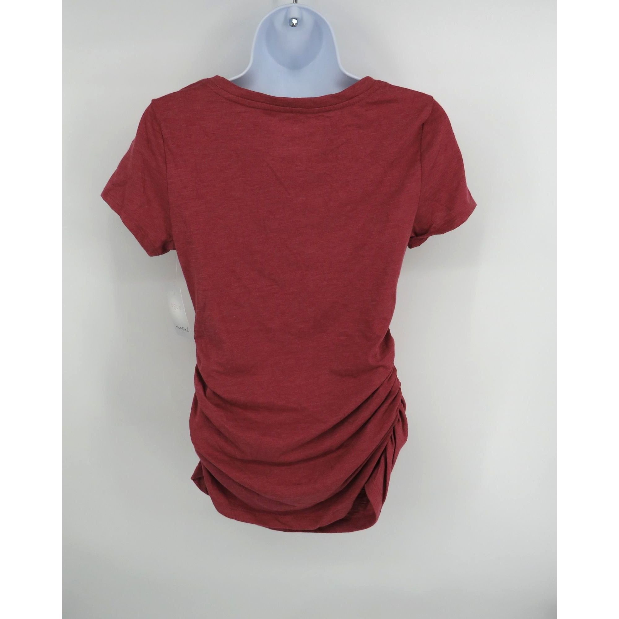 Other "All I Want For Christmas Is You" Wine V-Neck Maternity T-Sh Size XS / US 0-2 / IT 36-38 - 4 Thumbnail