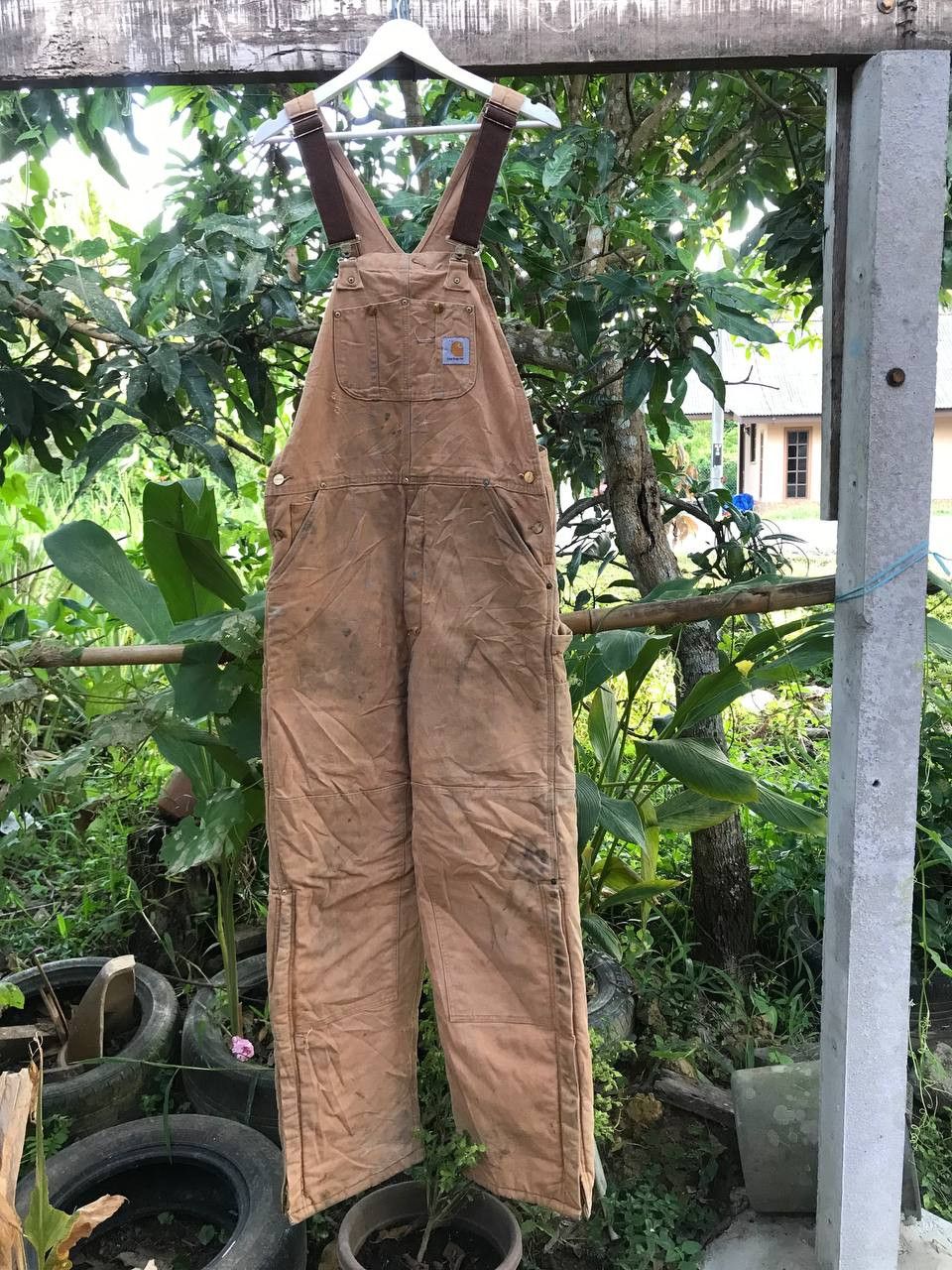 Carhartt × Vintage Vintage Carhartt Overalls Size US 34 / EU 50 - 1 Thumbnail
