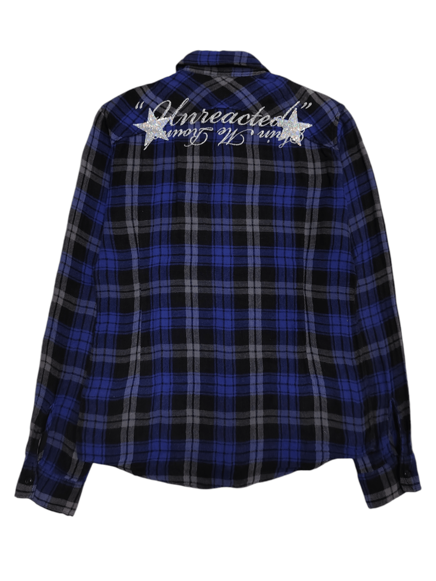 Vanquish 🇯🇵Vanquish🇯🇵 Metallic Squin Embroidered Flannel Shirt Size US S / EU 44-46 / 1 - 1 Thumbnail