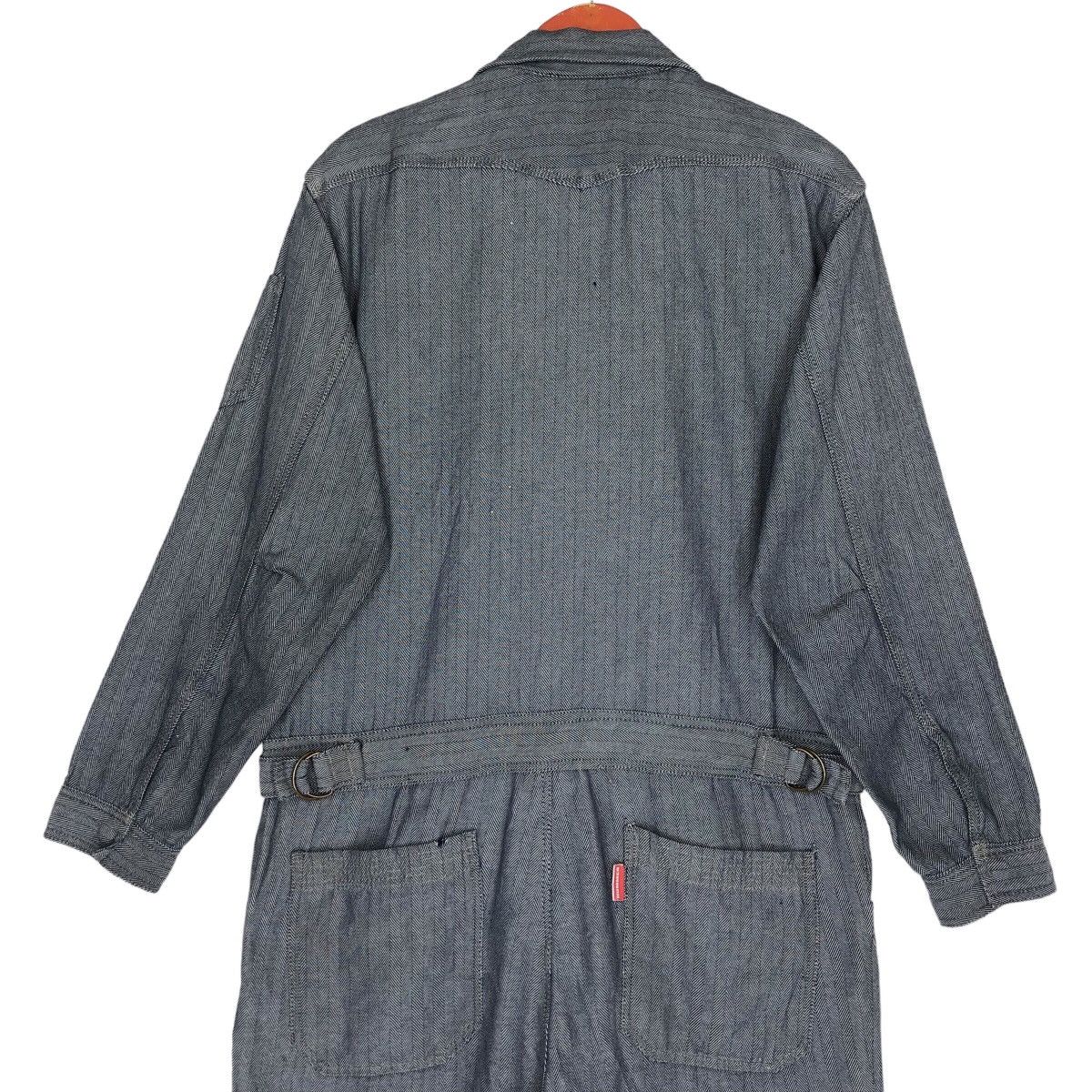 Vintage Hummer Striped Coveralls Size US 41 - 5 Thumbnail