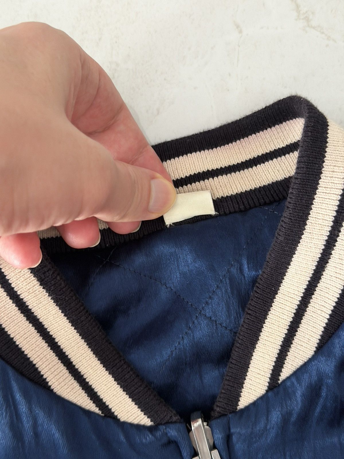 Gucci Gucci Bicolor Silk Logo Jacket Sz.50 Size US M / EU 48-50 / 2 - 6 Thumbnail