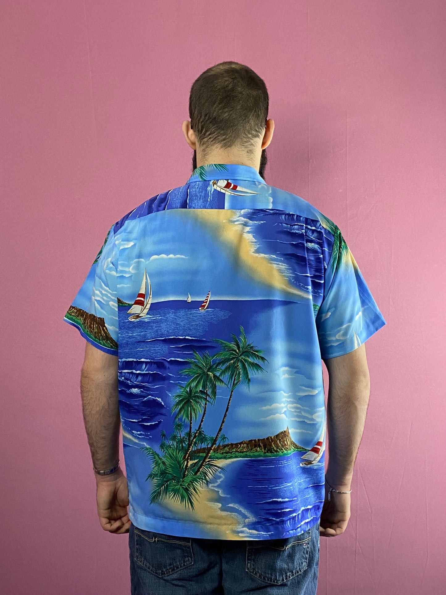 Designer × Vintage Shoreline Hawaii Vintage Men's Island Print Hawaiian Shirt Size US L / EU 52-54 / 3 - 4 Thumbnail