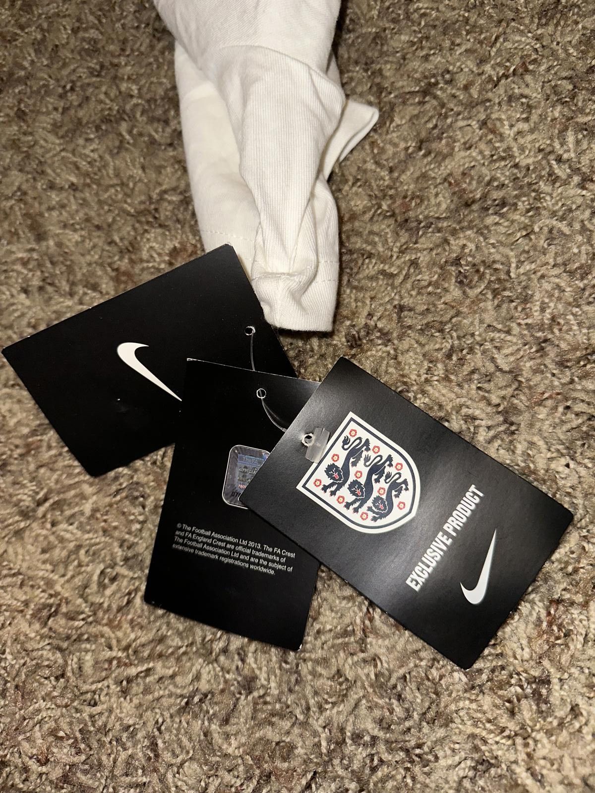 Nike Nike Men’s Core Type England National White Spellout Graphic Football/soccer Tee Size US S / EU 44-46 / 1 - 7 Thumbnail