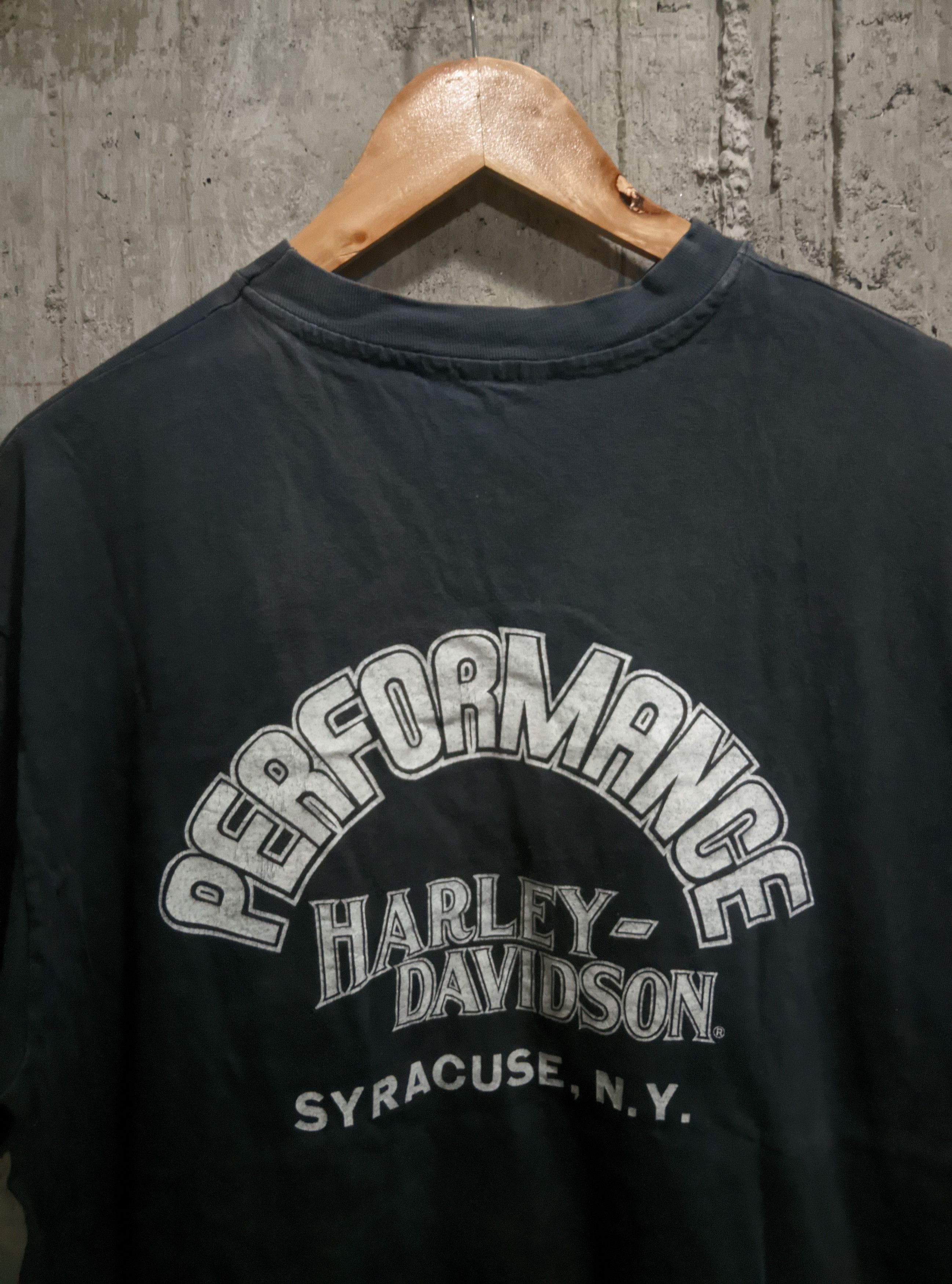 Harley Davidson Vintage 80s faded Harley Davidson righteous Ride 3d emblem Size US XL / EU 56 / 4 - 7 Thumbnail