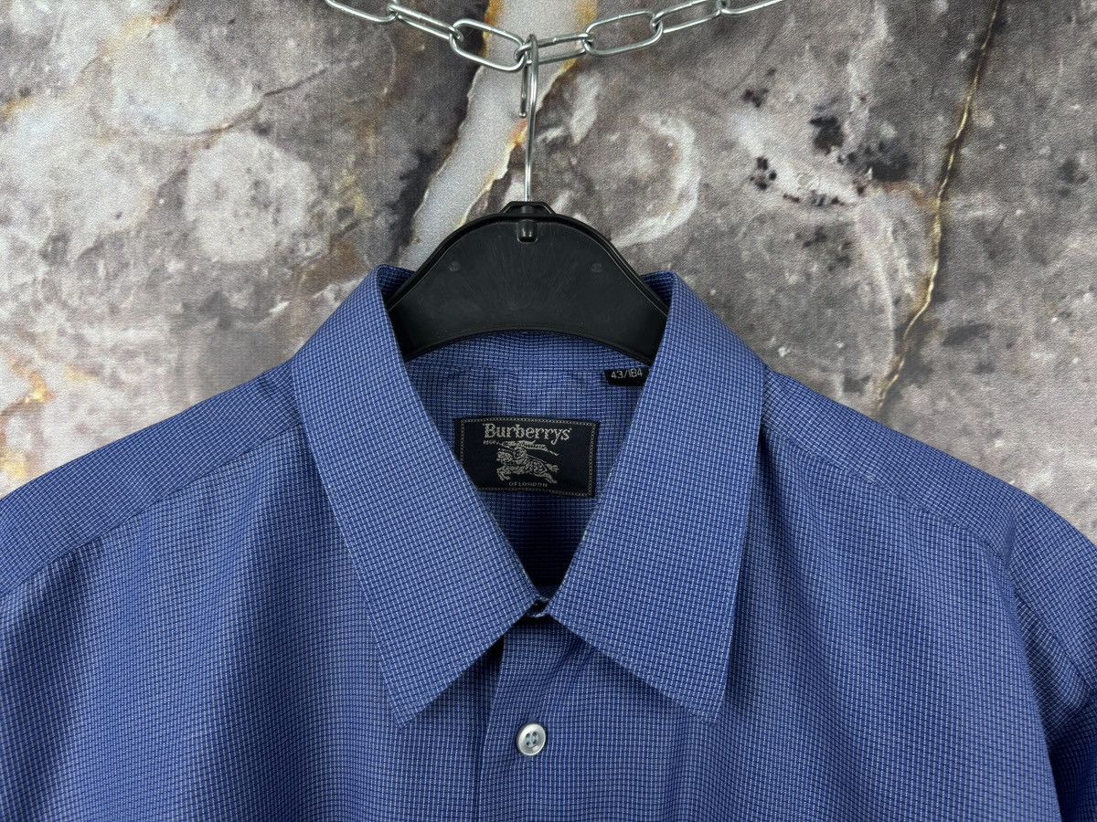 Burberry Men’s Burberrys Shirt Button Up Luxury Vintage Size 43/184 Size US XXL / EU 58 / 5 - 4 Thumbnail
