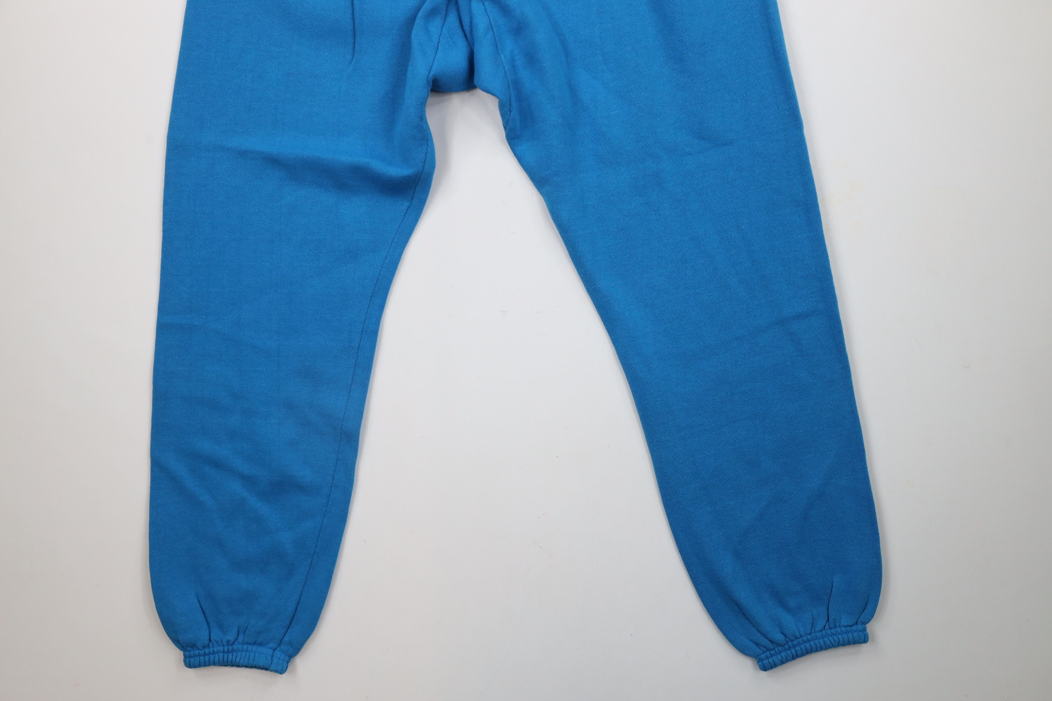 Vintage Vintage 70s 80s Streetwear Sweatpants Joggers Blue USA Size US 36 / EU 52 - 11 Thumbnail