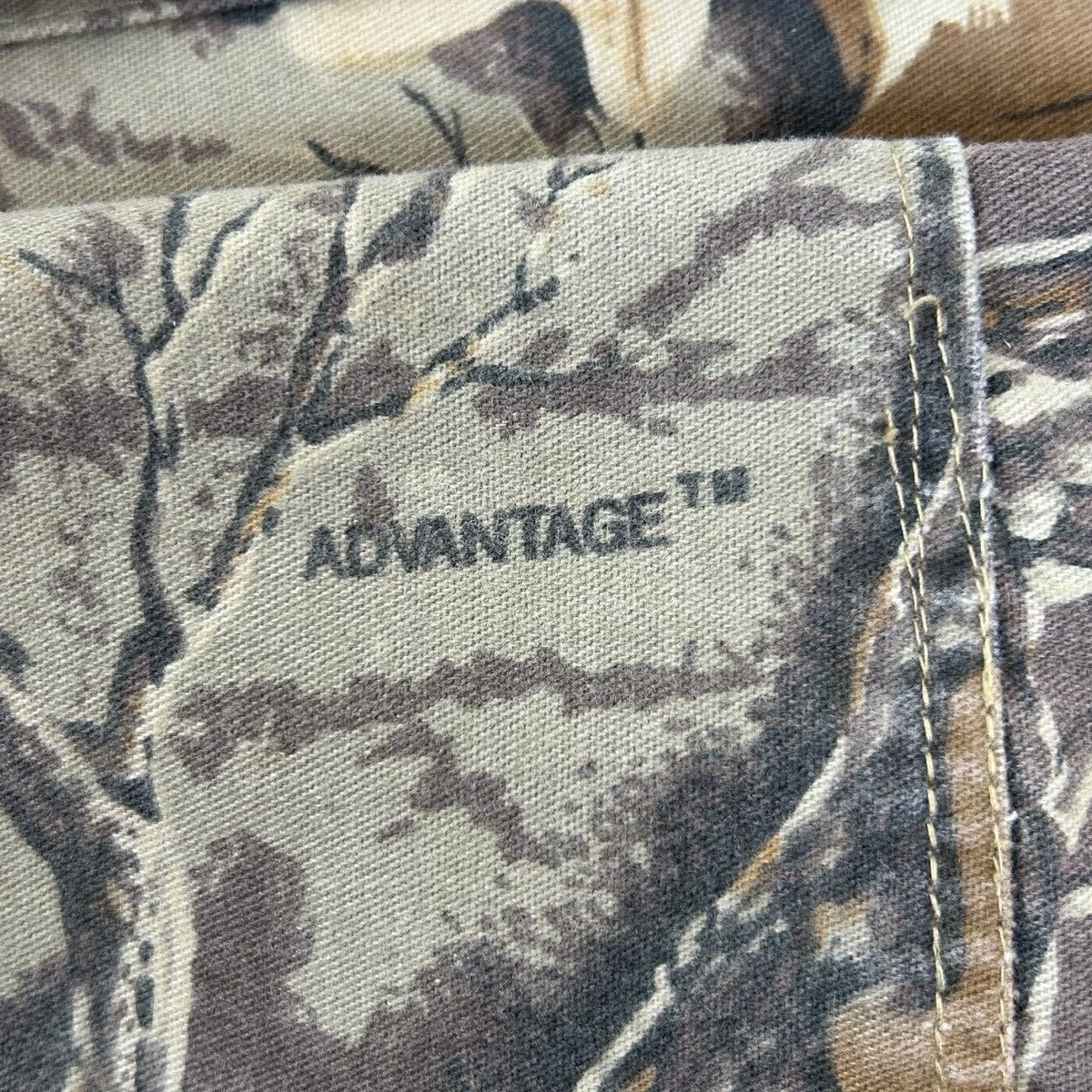 Japanese Brand × Vintage 90s US Army Camo Chore Lightweight Vintage Brown Jacket L. Size US L / EU 52-54 / 3 - 4 Thumbnail