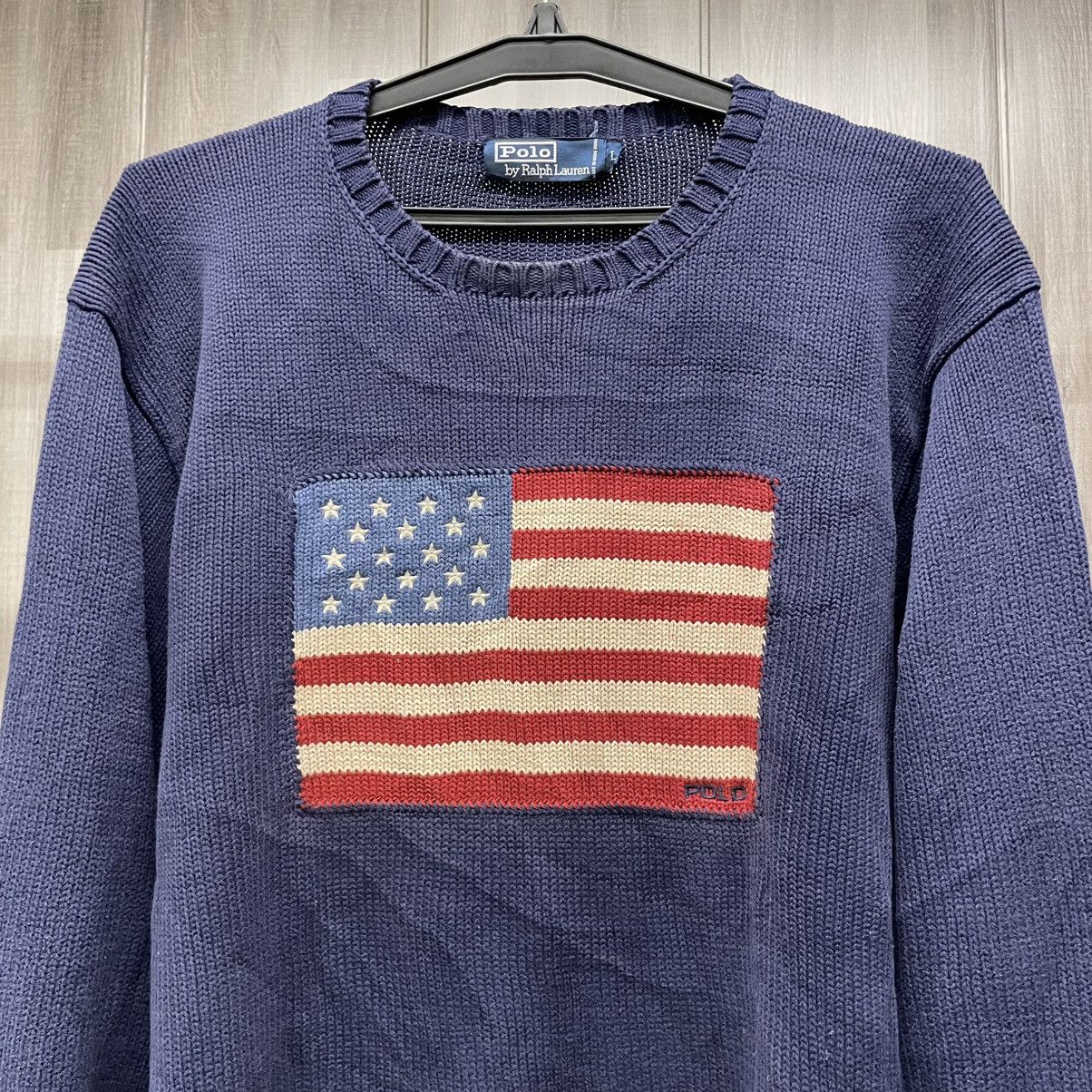 Polo Ralph Lauren Polo Ralph Lauren American Flag Sweater Size US L / EU 52-54 / 3 - 6 Thumbnail