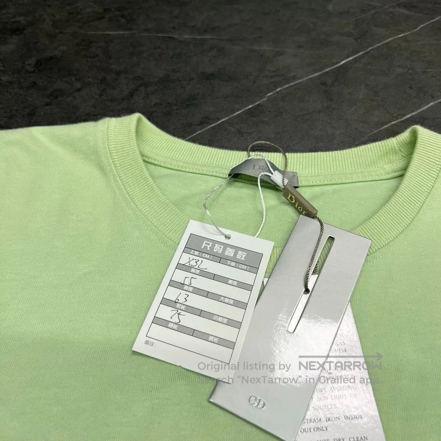 Dior dior green embroidered short sleeve shirt. Size US XXL / EU 58 / 5 - 4 Thumbnail