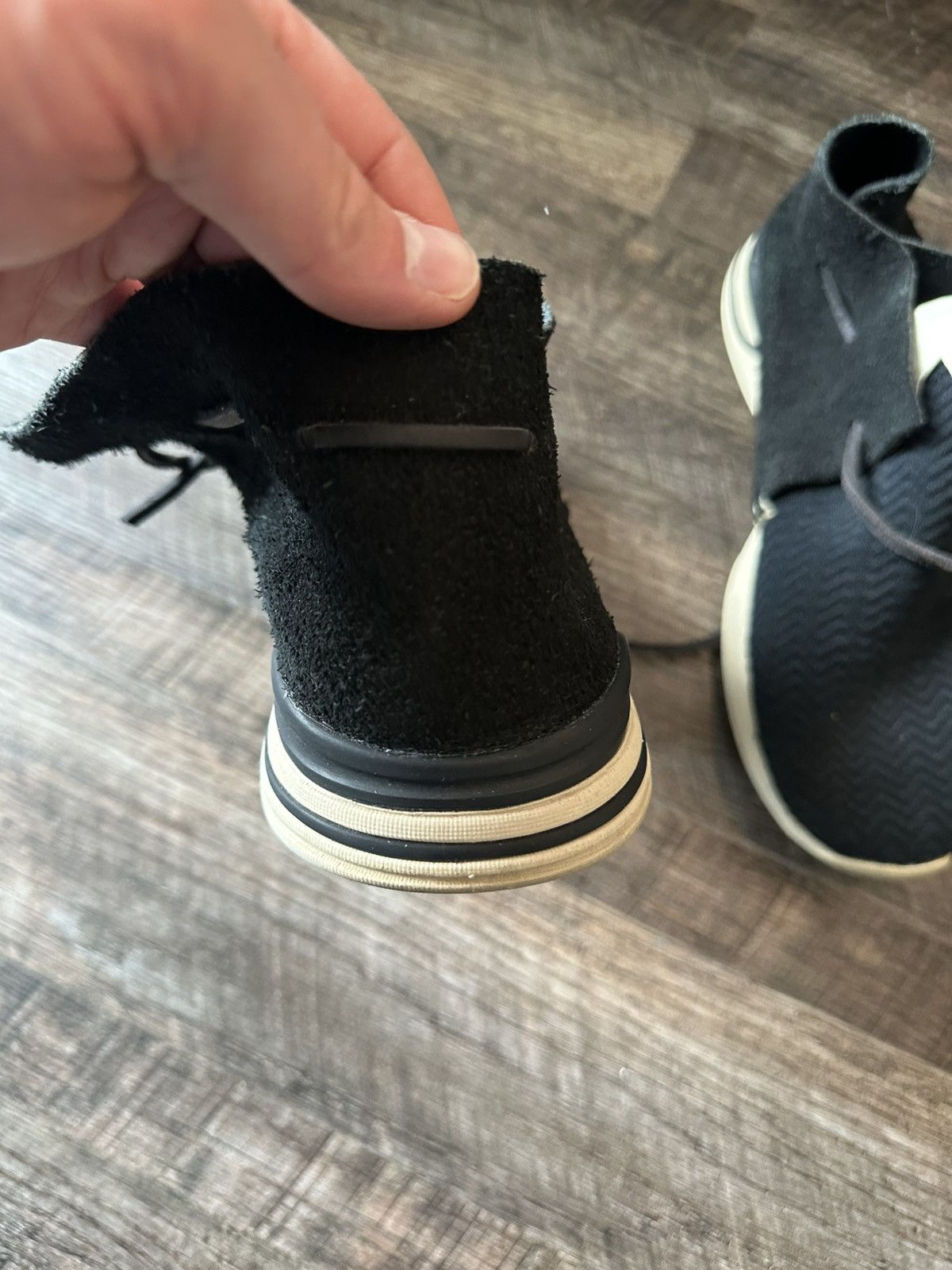 Visvim Visvim Huron Mesh Moc Folk 10.5 Black Size US 10.5 / EU 43-44 - 11 Thumbnail