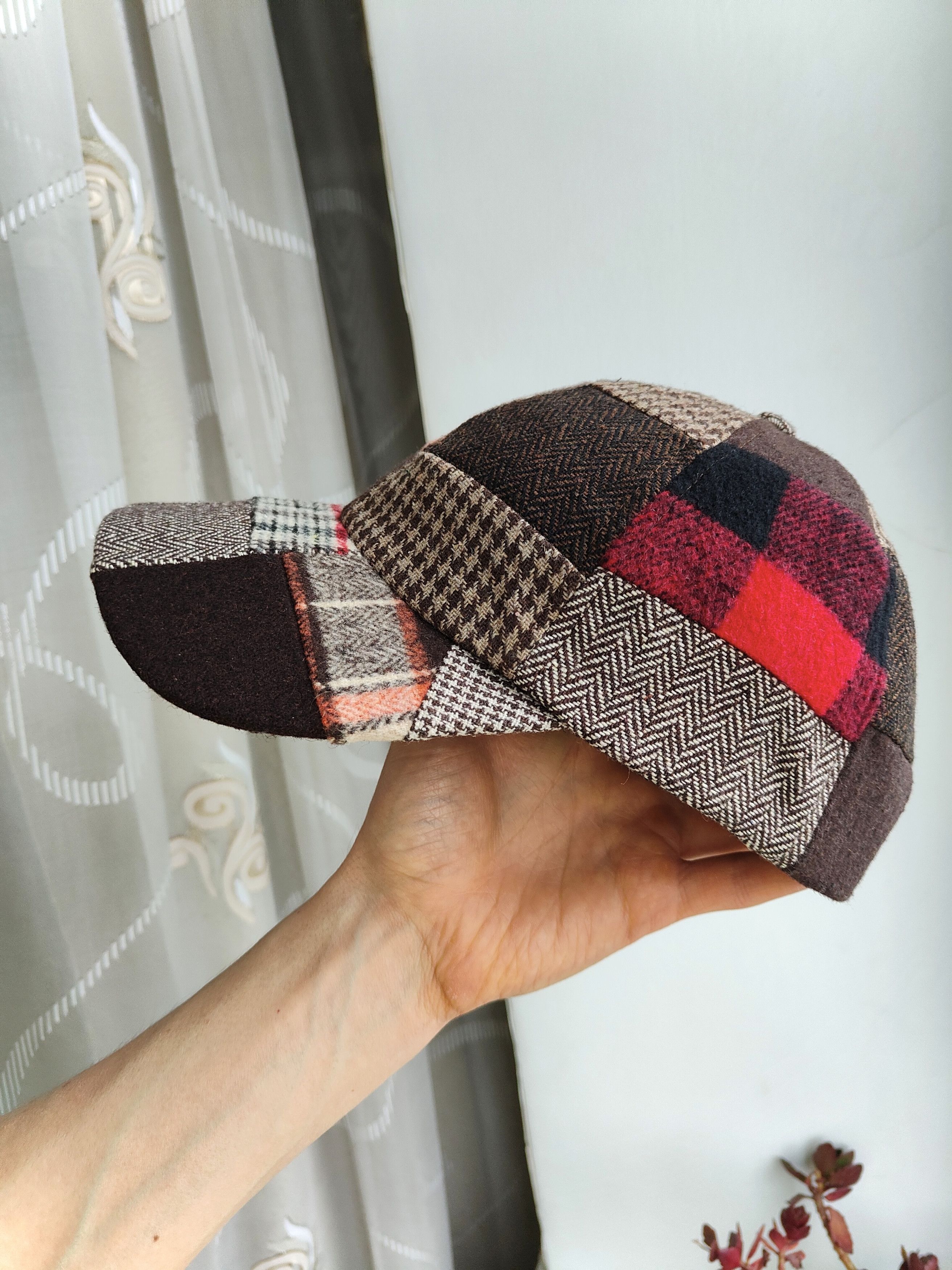 Hawkings Mcgill Hawkins Woolen Cap Flat Cap Men's Cap Hat Size ONE SIZE - 6 Thumbnail