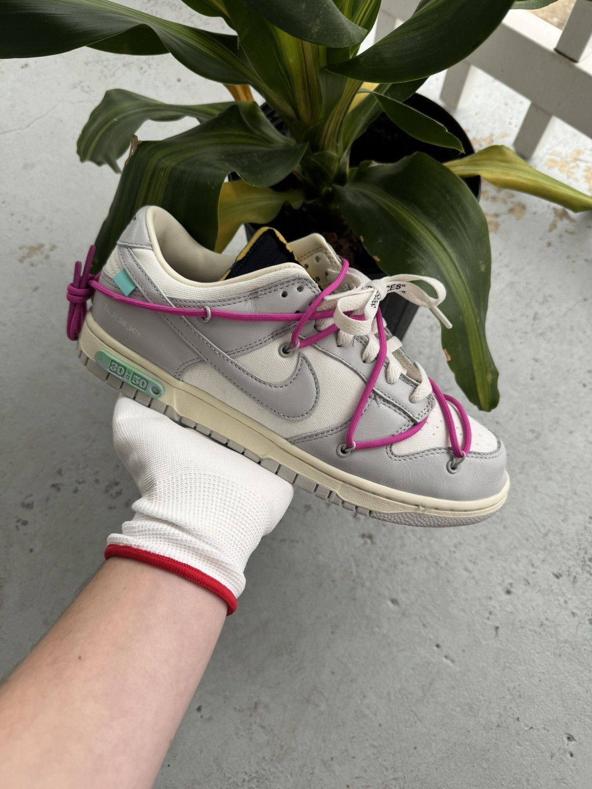 Nike OFF WHITE Nike Lot 30 Low Dunk Sneakers Size US 10 / EU 43 - 3 Thumbnail