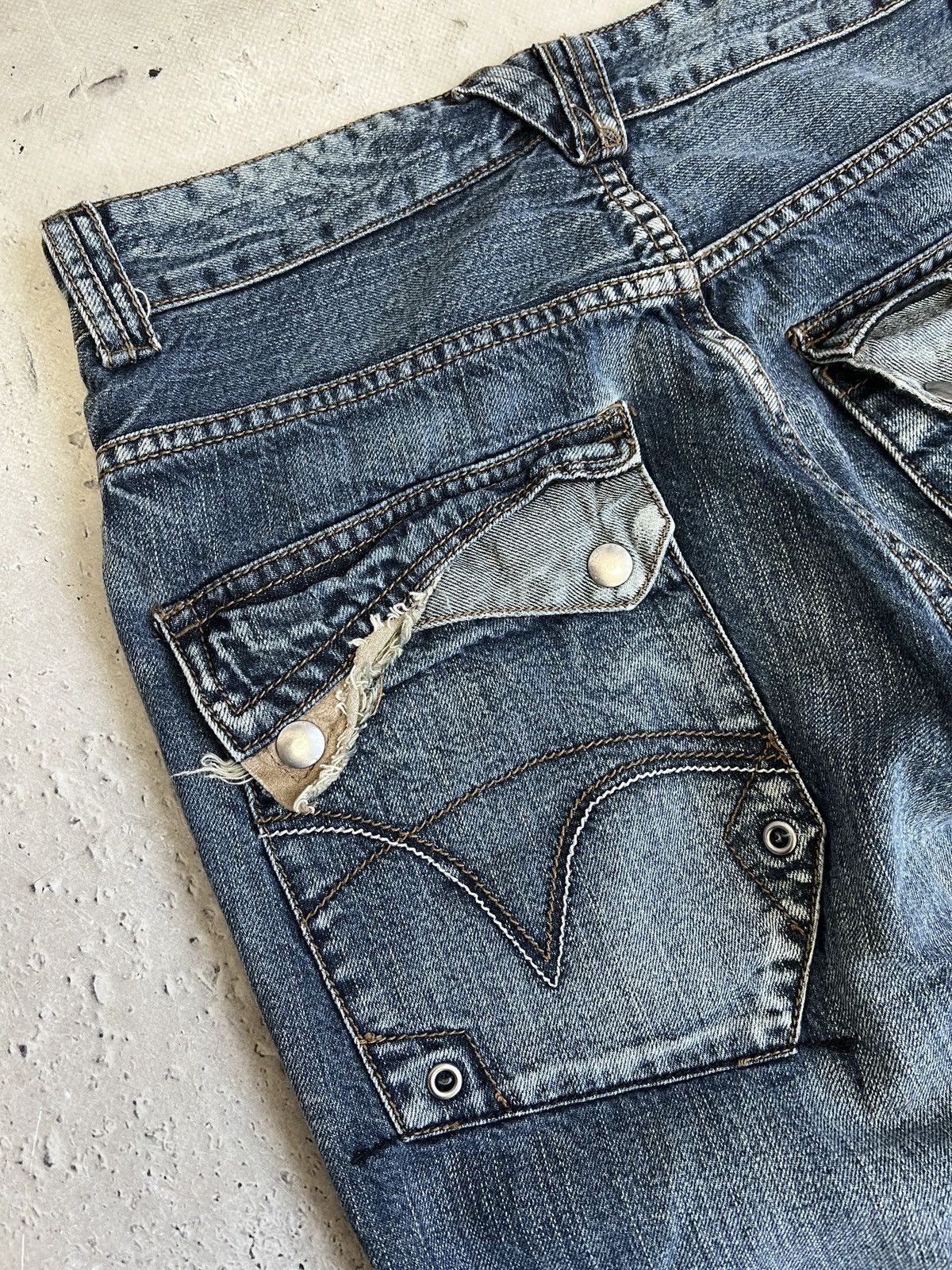 Junya Watanabe Junya watanbe style denim boot cut denim jeans y2k Size US 29 - 10 Thumbnail