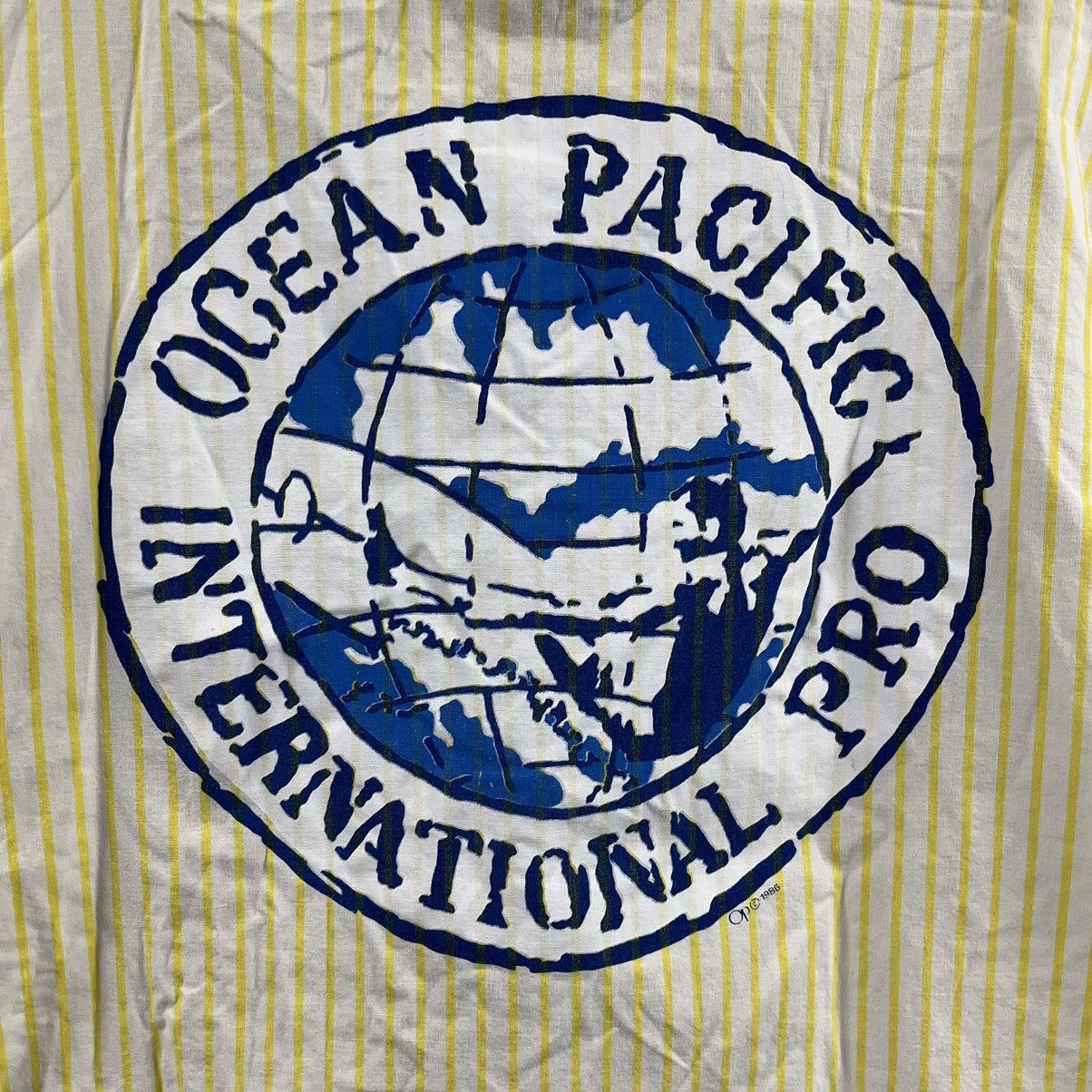 Ocean Pacific × Vintage Crazy Rare Vintage 1986 Ocean Pacific Surfer Button Up Tee Size US L / EU 52-54 / 3 - 10 Thumbnail