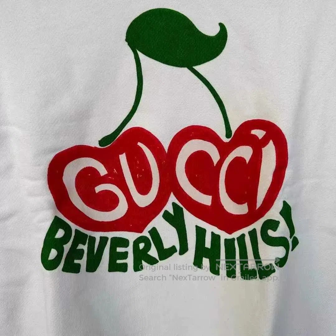 Japanese Brand Gucci Cherry Print Sweatshirt. Size M / US 6-8 / IT 42-44 - 3 Thumbnail