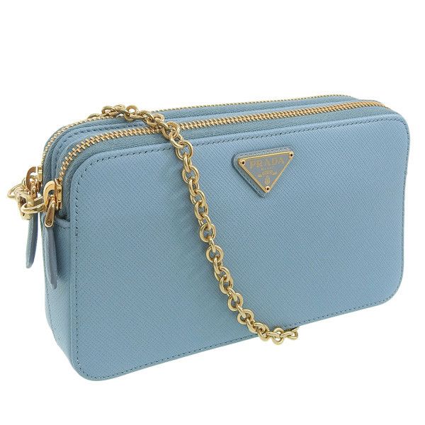 Prada Shoulder Bag Outlet Saffiano Blue