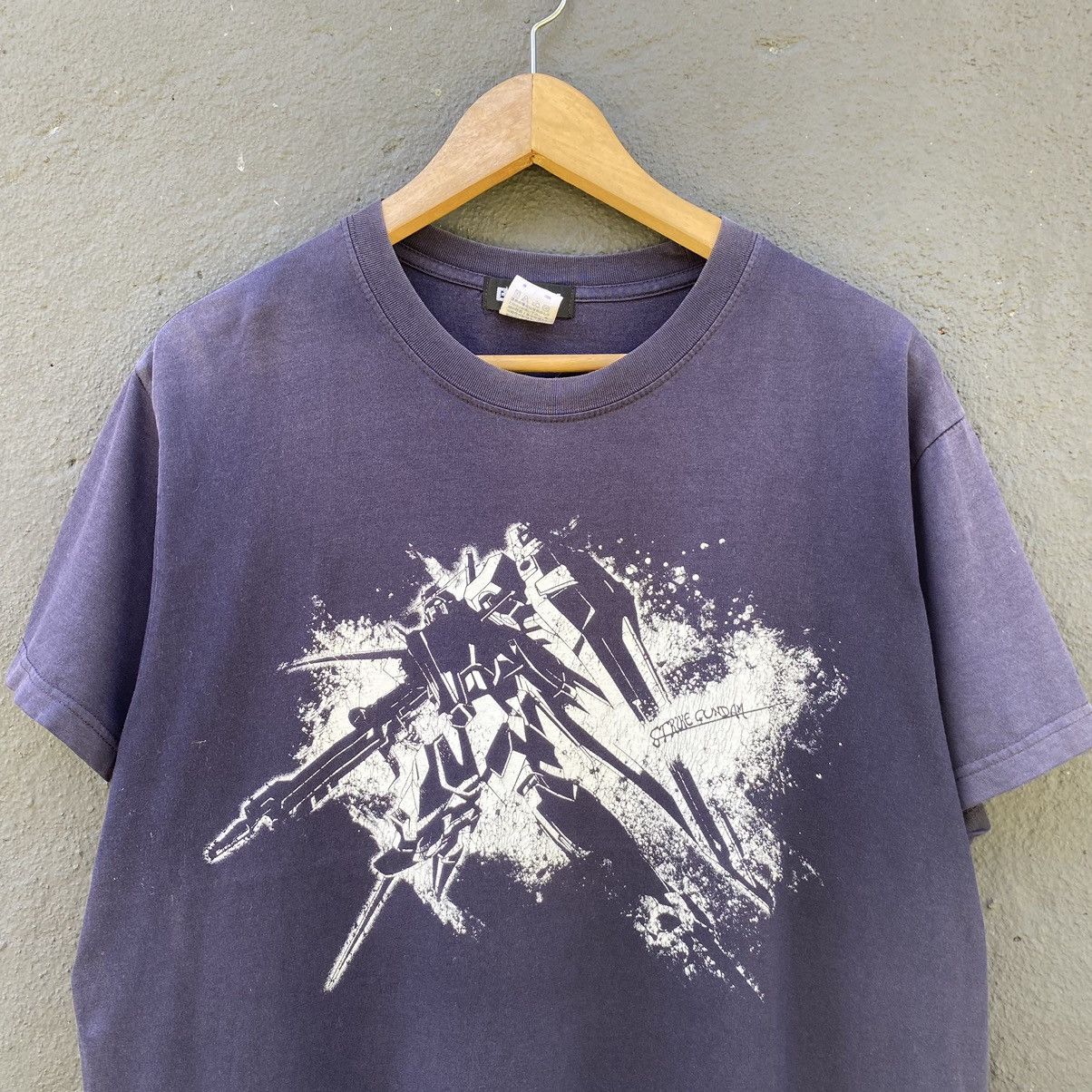Anime Thrashed Faded Vintage Gundam Japanese Anime ERD GRUNGE TEE Size US L / EU 52-54 / 3 - 2 Thumbnail
