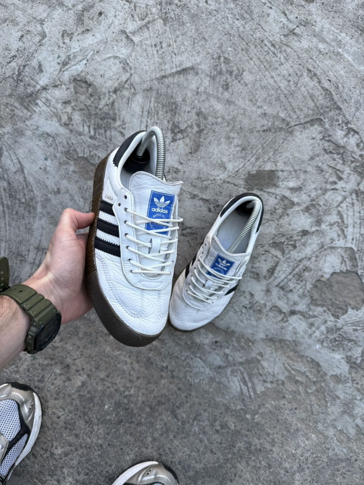 Adidas Vintage Y2K Adidas Samba Leather Hype OG Sneakers Size US 6.5 / IT 36.5 - 10 Thumbnail