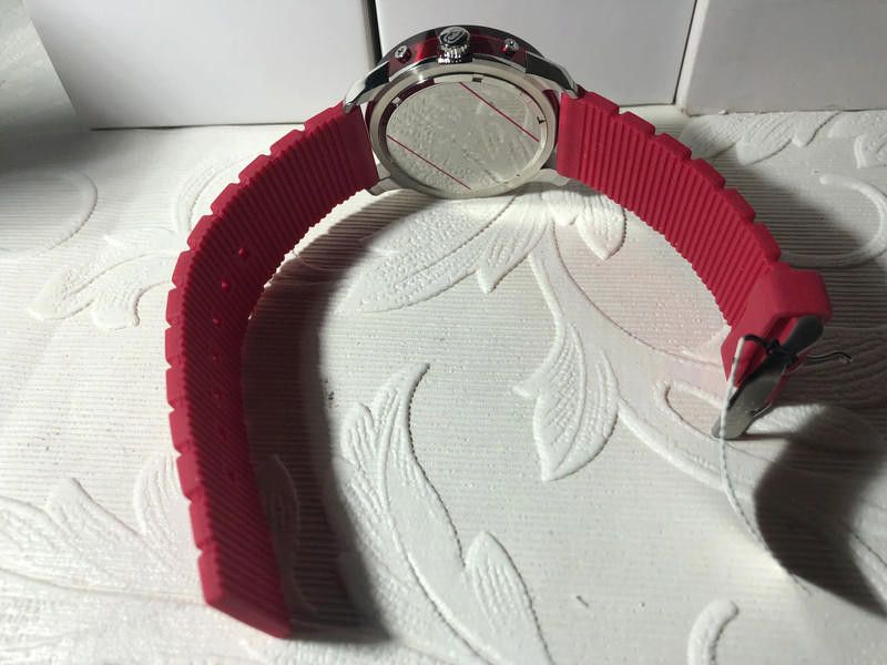 Designer Unisex LTD Adult Analogue red Strap Watch - Limited Edition Size ONE SIZE - 11 Thumbnail