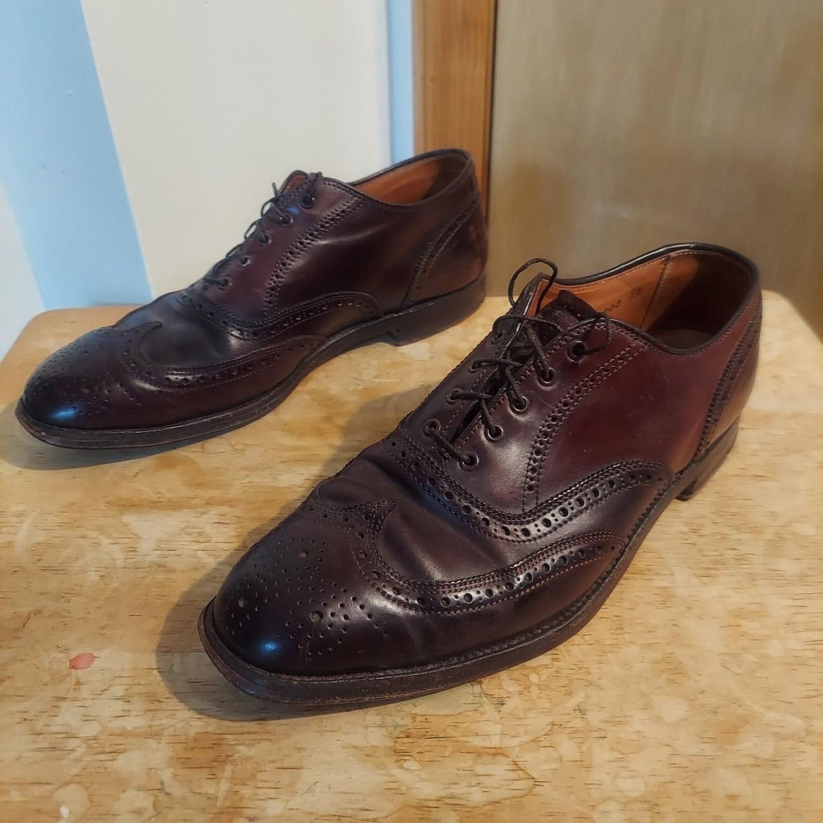 Brooks Brothers Alden Brooks Brothers A764 Men's US 8 D Leather Oxford Shoes Size US 8 / EU 41 - 1 Thumbnail