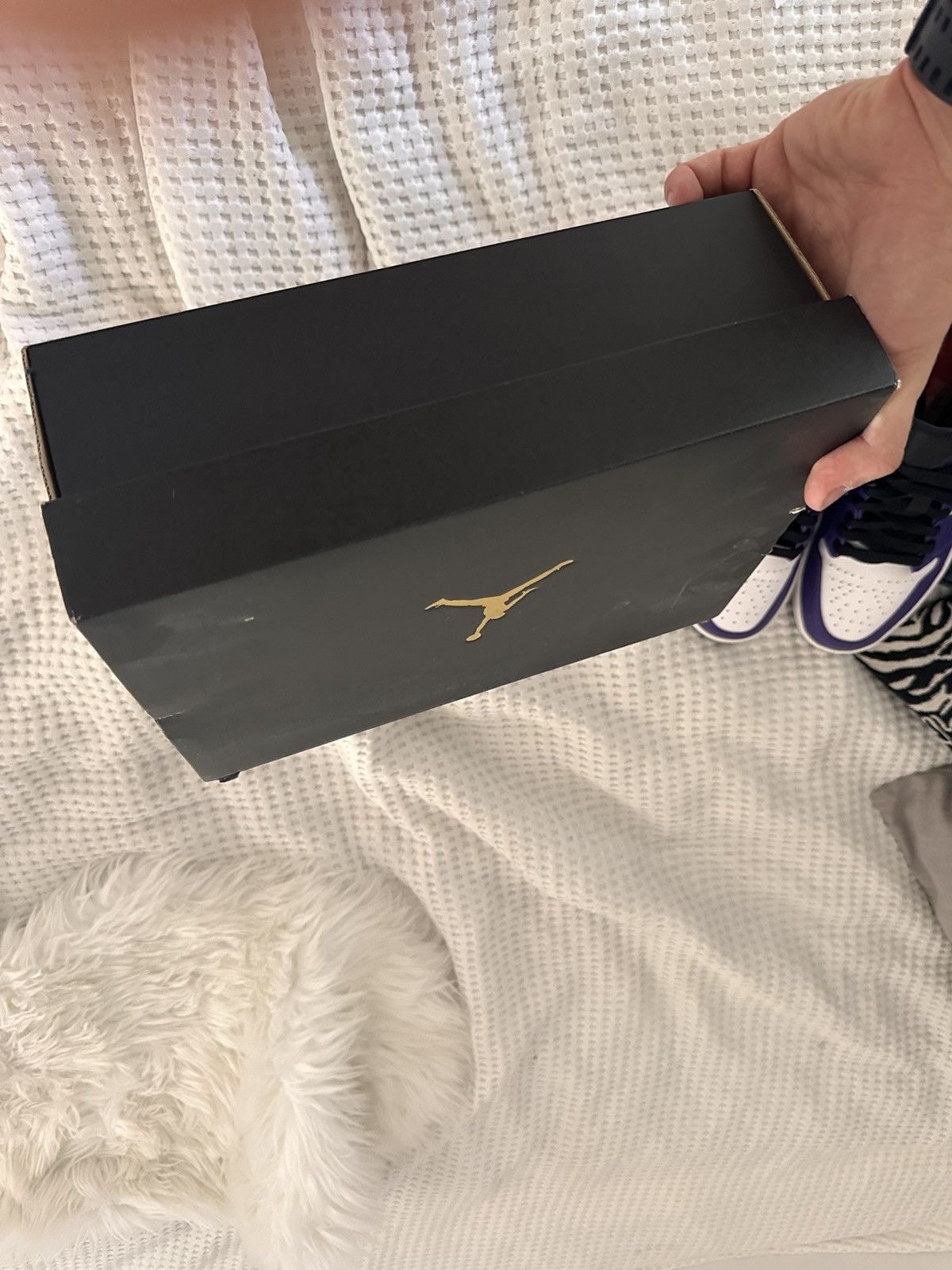 Jordan Brand × Nike Jordan 1 Low Court Purple Size US 8.5 / EU 41-42 - 11 Thumbnail