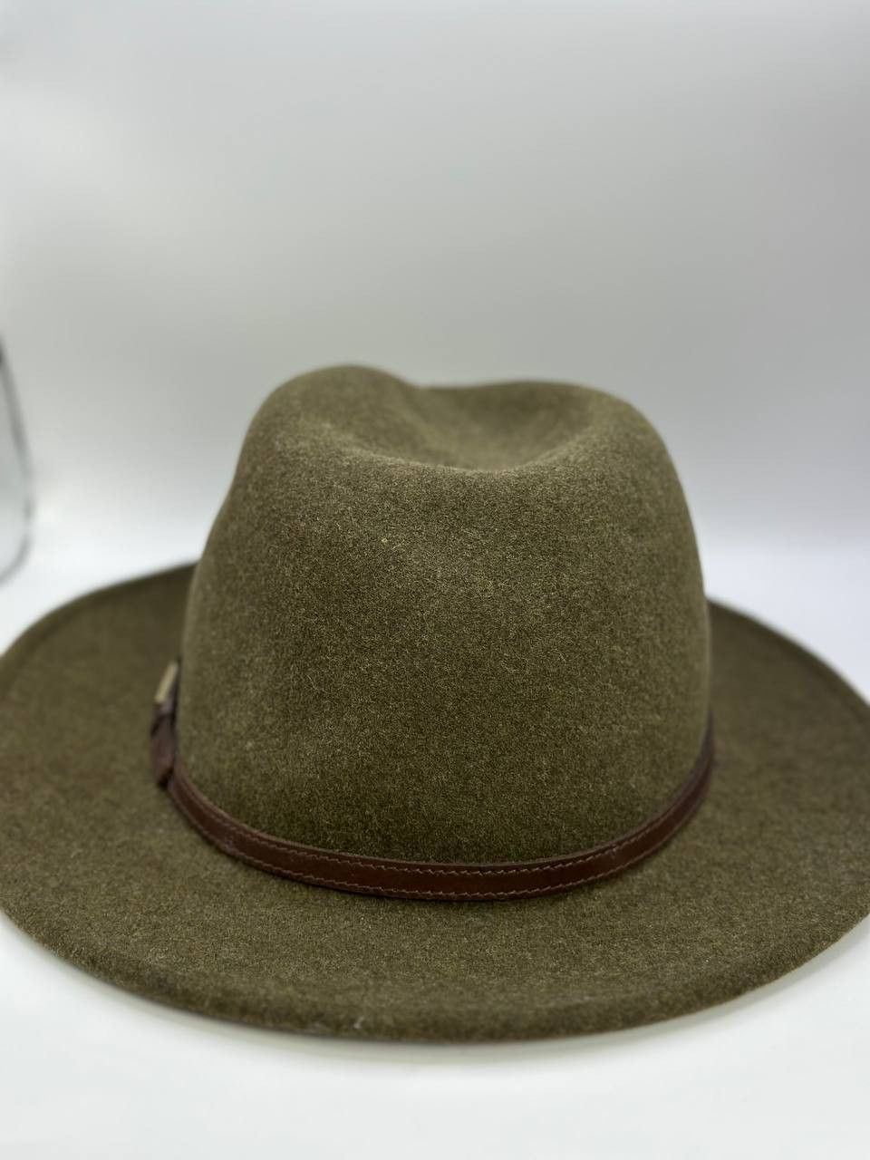 Stetson Stetson VitaFelt Wool Felt Fedora Hat Olive Green Size ONE SIZE - 4 Thumbnail