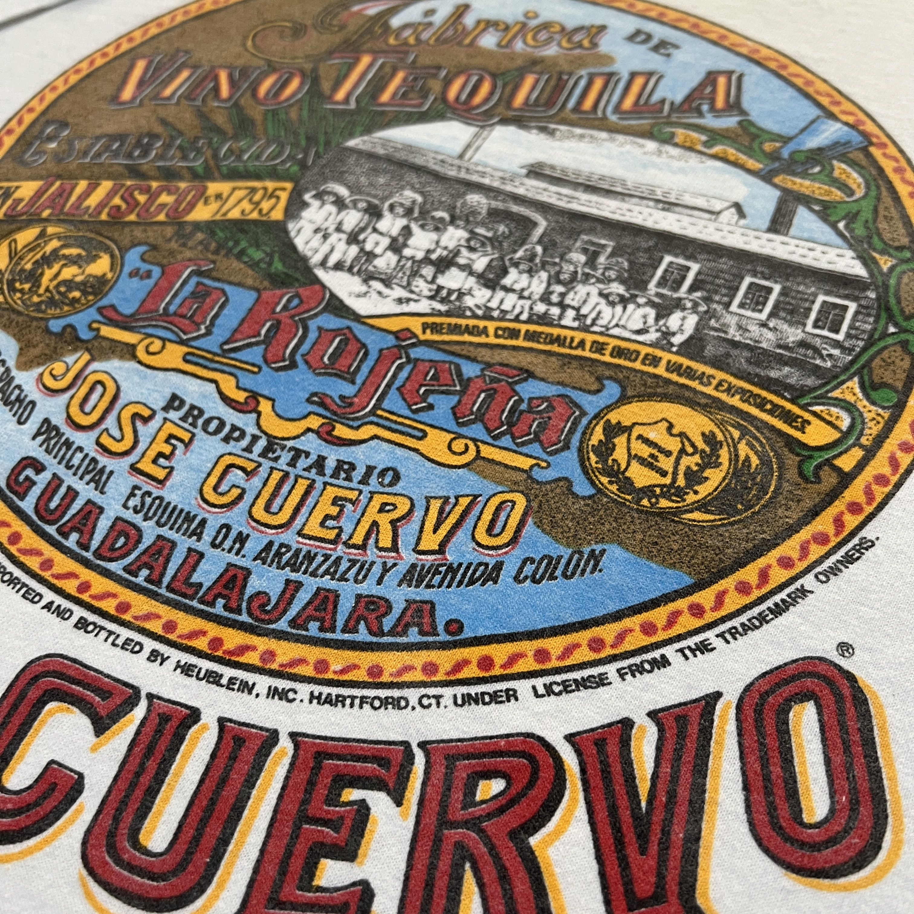 Vintage Vintage 90s Jose Cuervo Tequila graphic streetwear Tee Size US L / EU 52-54 / 3 - 4 Thumbnail