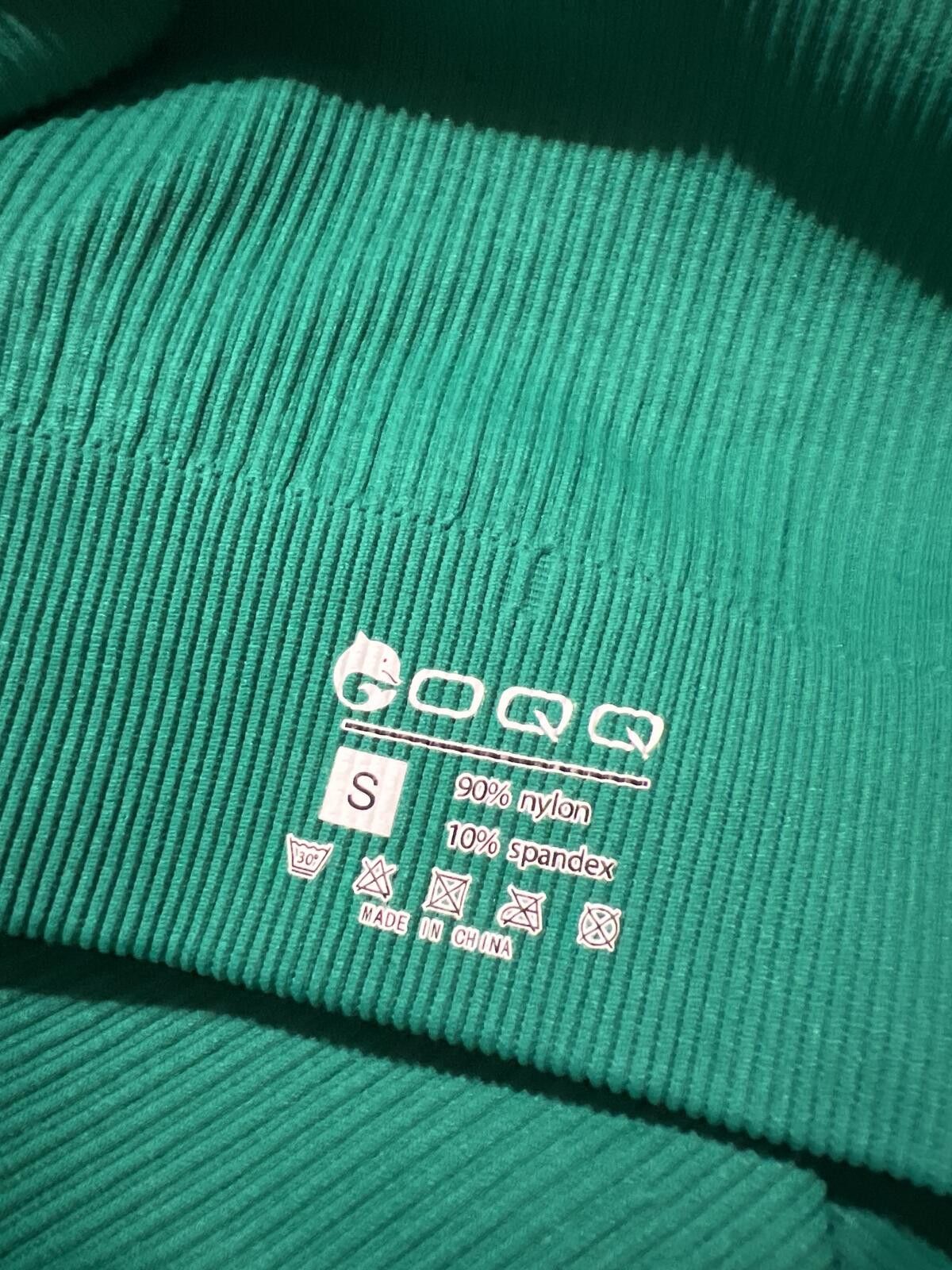 Other OQQ Seamless Ribbed Sports Bra in Teal Green Size 28" / US 6 / IT 42 - 5 Thumbnail
