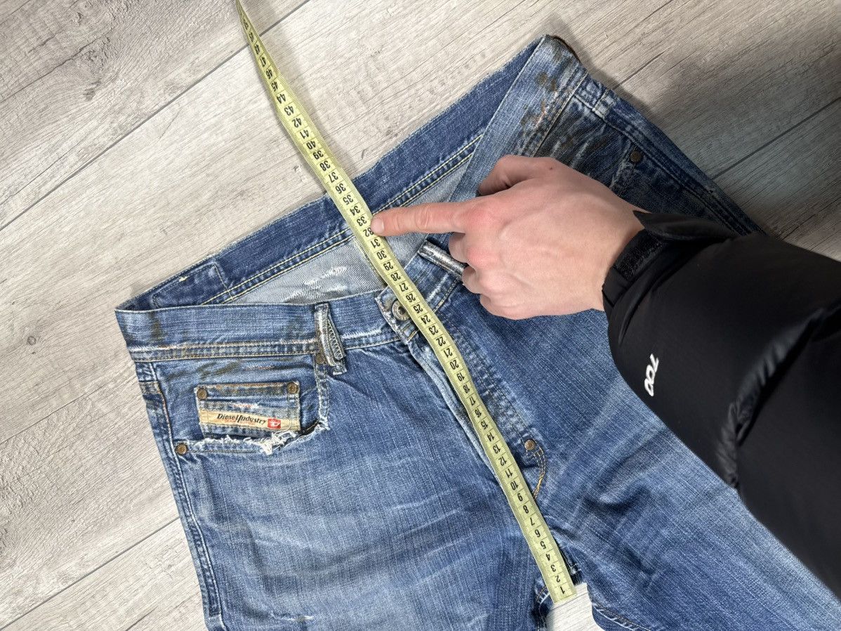 If Six Was Nine Vintage Diesel Jeans Big Logo Distressed Baggy japanese 90s Size US 32 / EU 48 - 8 Thumbnail