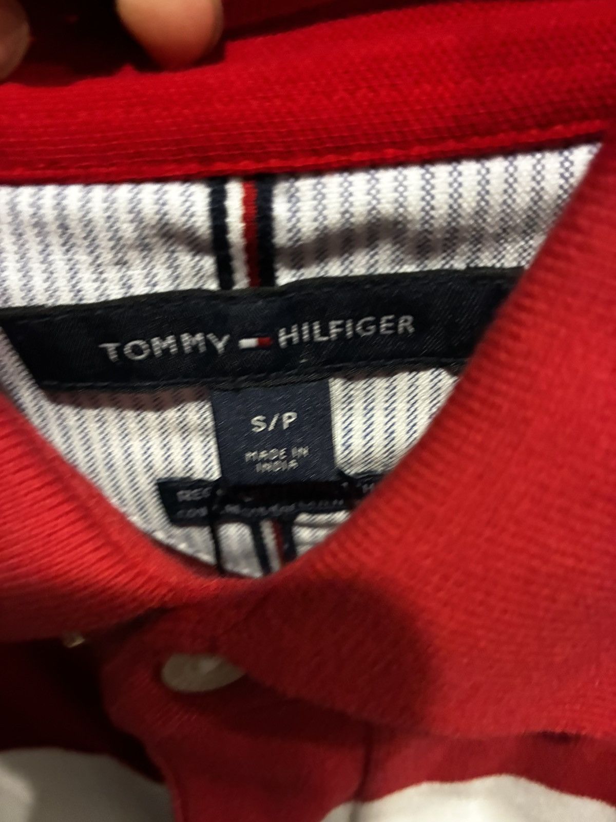 Tommy Hilfiger Red Tommy Hilfiger polo shirt open for negotiations Size US S / EU 44-46 / 1 - 3 Thumbnail