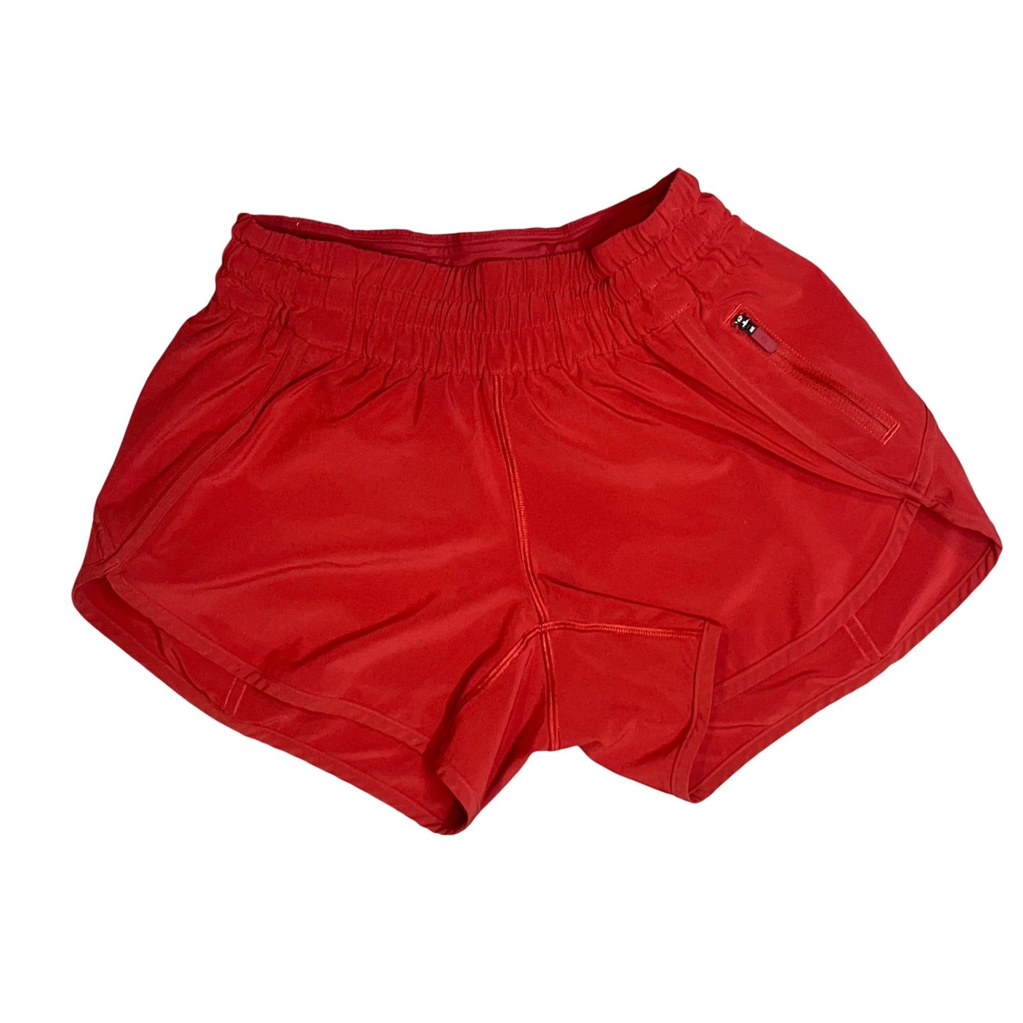 Lululemon 𝓛𝓾𝓵𝓾𝓵𝓮𝓶𝓸𝓷 Tracker Short V *4"Persian Red Size 4 Size 27" / US 4 / IT 40 - 4 Thumbnail