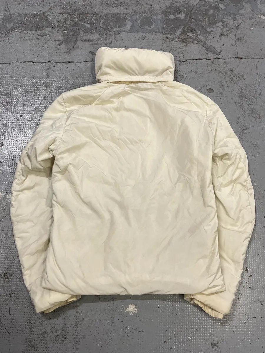 Prada 2000s Prada Asymmetrical Zip Retractable Hood White Jacket Size US M / EU 48-50 / 2 - 7 Thumbnail