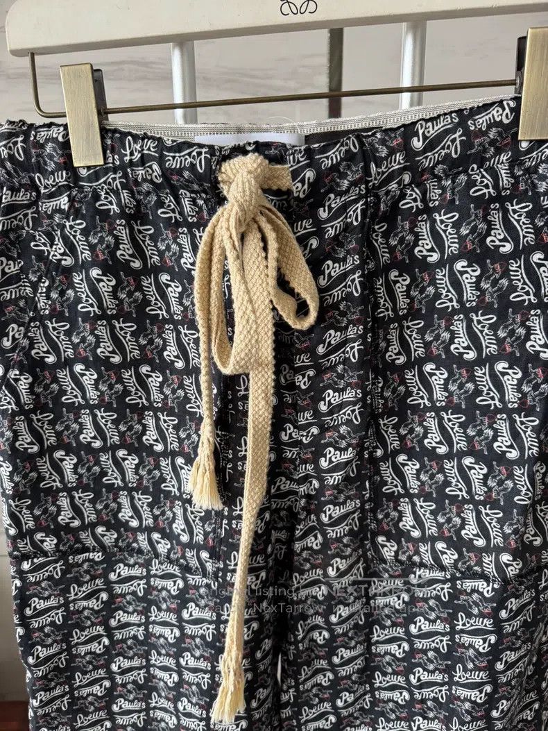 Loewe Loewe size S Pure linen drawstring short pants Size US 38 / EU 54 - 5 Thumbnail