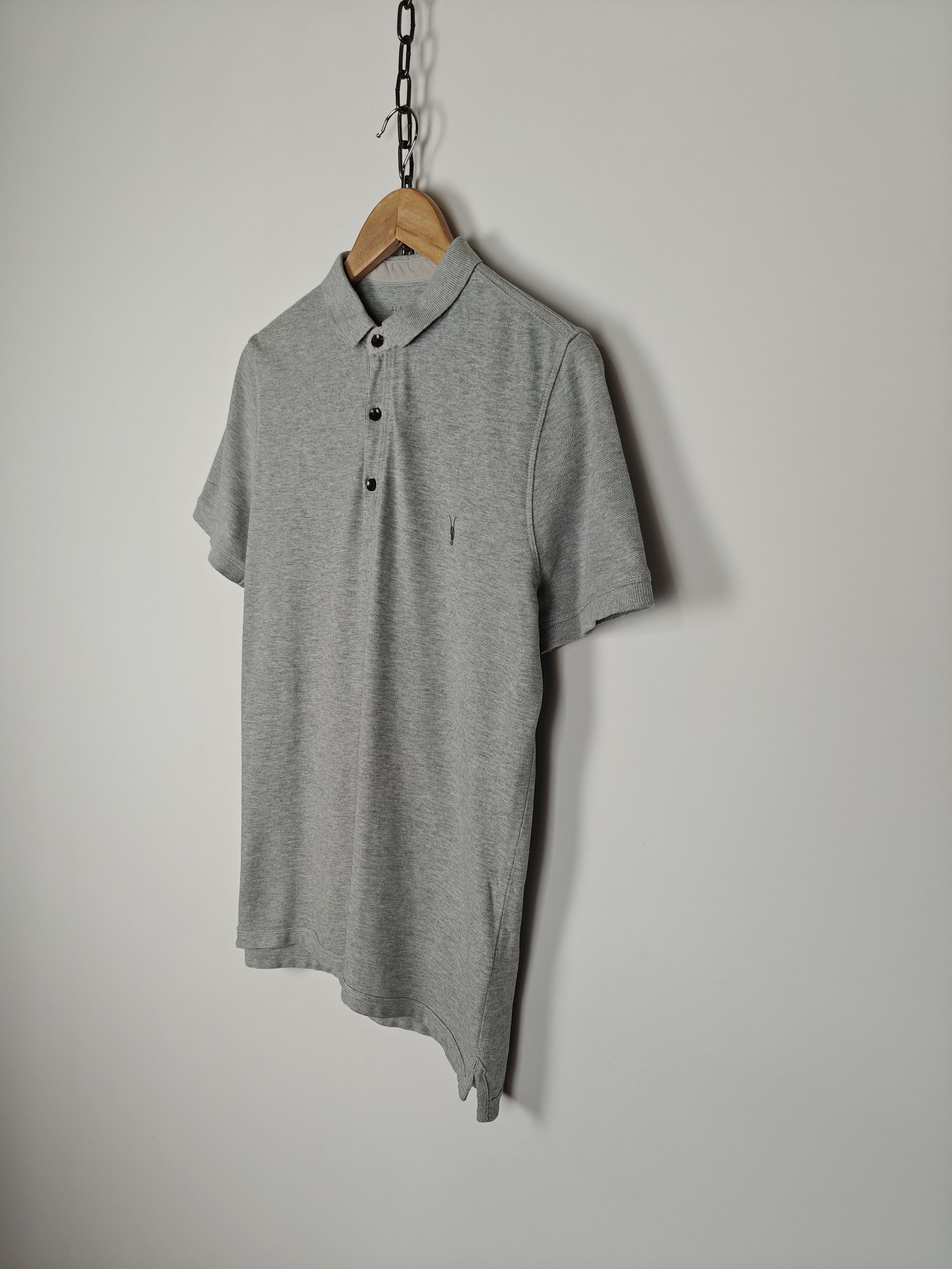 Allsaints Allsaints Polo T-Shirt Reform Gray Small Logo size M Size US M / EU 48-50 / 2 - 6 Thumbnail