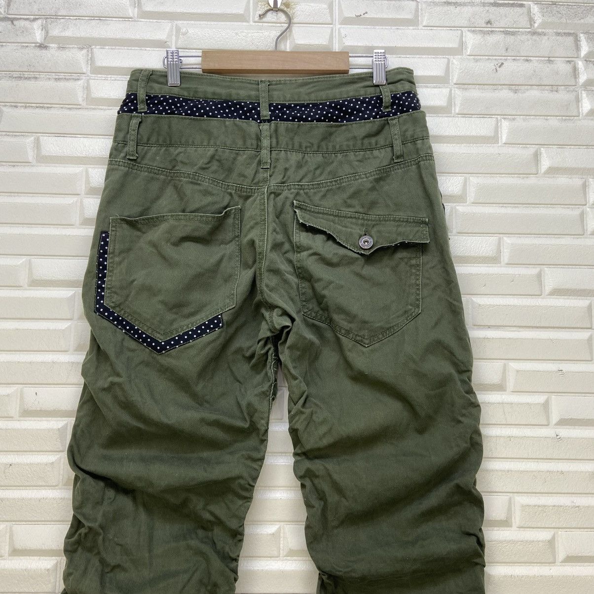 Japanese Brand Japanese Street Fashion Double Waist Hip Hop Pants Size US 30 / EU 46 - 17 Thumbnail