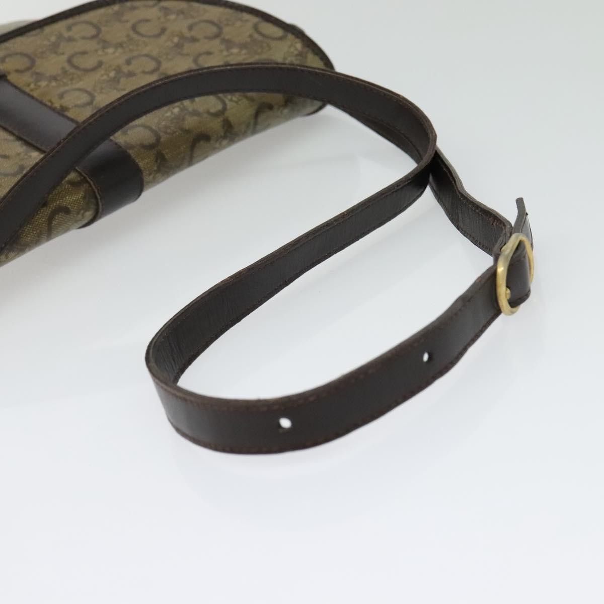 Celine CELINE C Sulky Shoulder Bag Pvc Beige Gold Size ONE SIZE - 7 Thumbnail