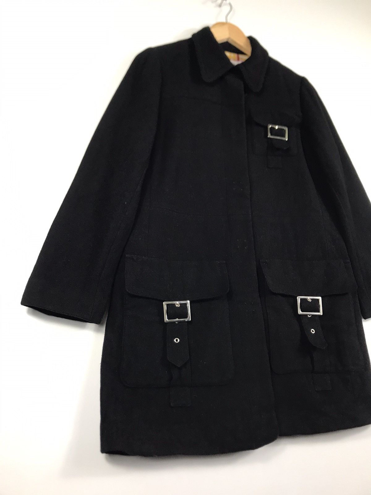 Designer × Sonia Rykiel 🔥Sonia Rykiel Wool Bondage Long Jacket Size S / US 4 / IT 40 - 2 Thumbnail