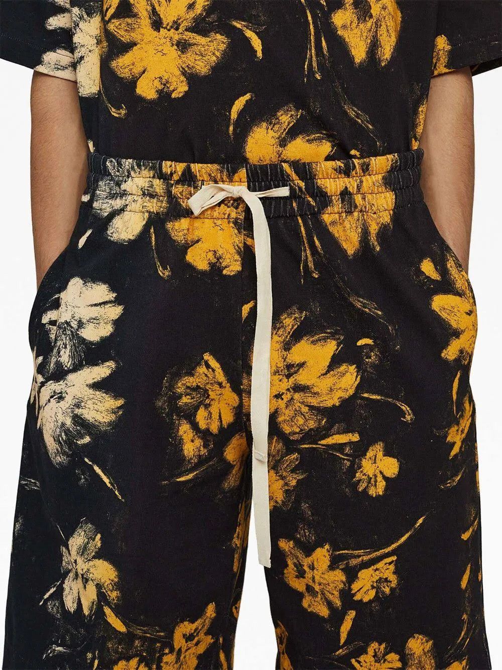 Jil Sander o1loc1c1124 Short in Black/Yellow Size US 28 / EU 44 - 2 Thumbnail