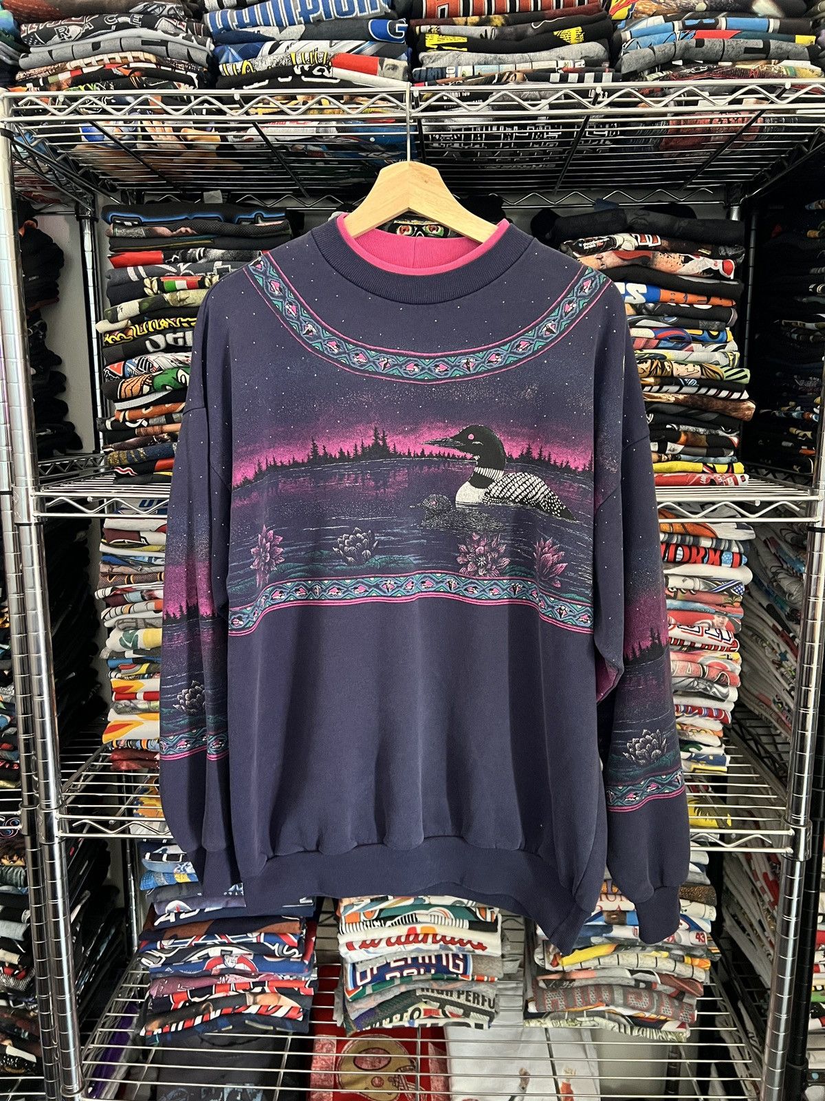 Habitat 90s Artisans Duck Nature Crewneck Art Thompson Size US XL / EU 56 / 4 - 1 Thumbnail