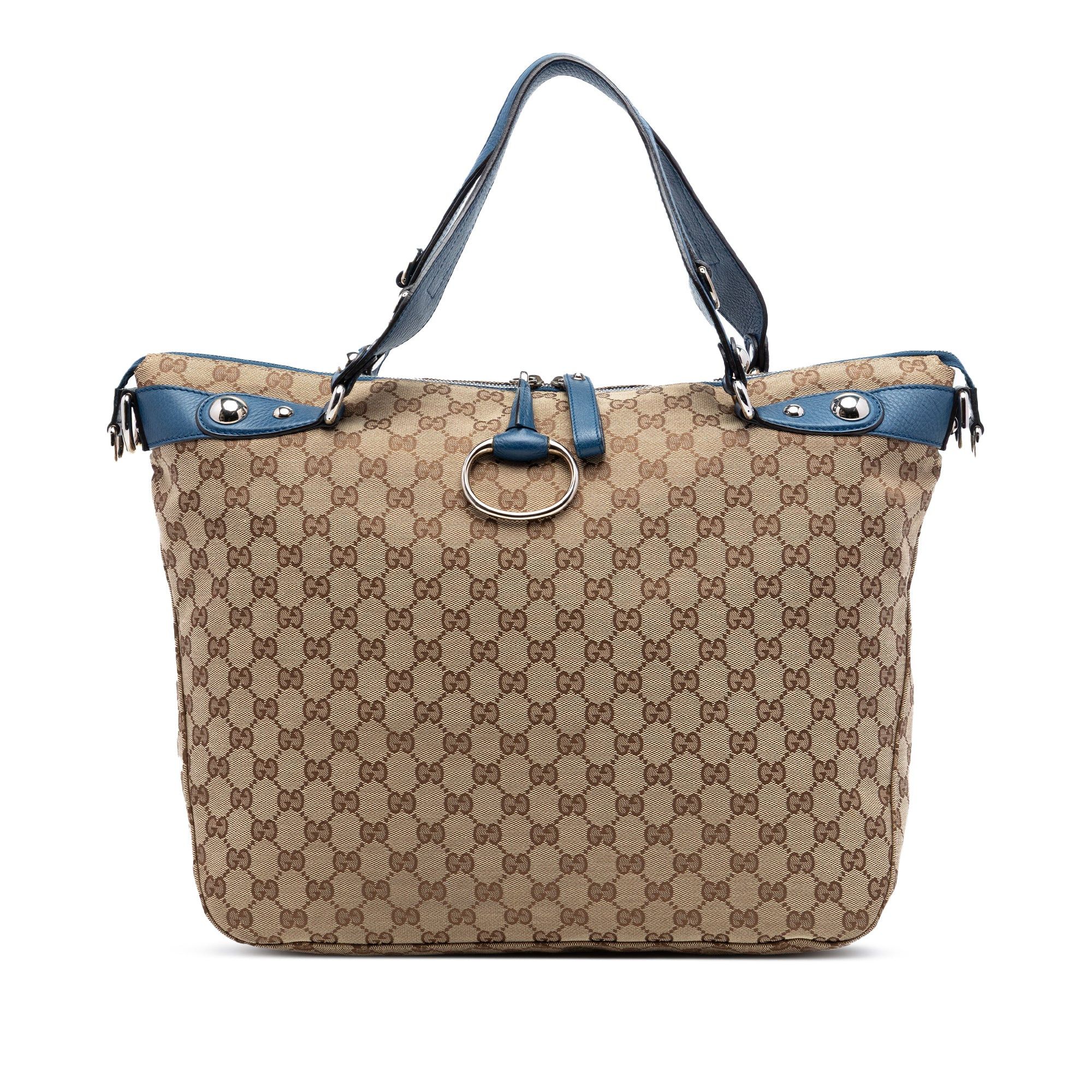 Gucci Large GG Canvas Icon Bit Satchel Size ONE SIZE - 1 Thumbnail