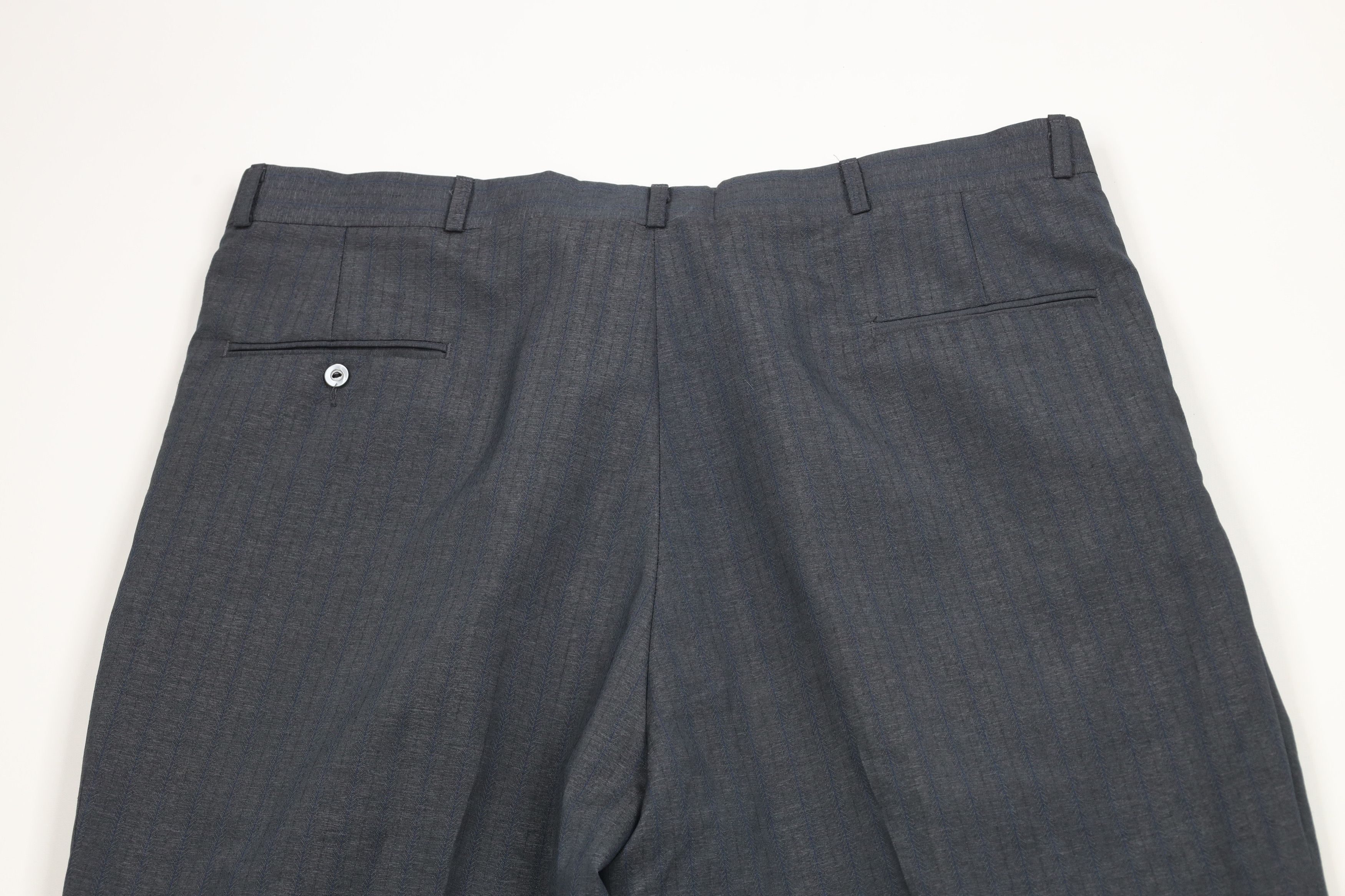 Vintage Vintage 90s Streetwear Striped Wide Leg Chino Pants Trousers Size 38 - 9 Thumbnail