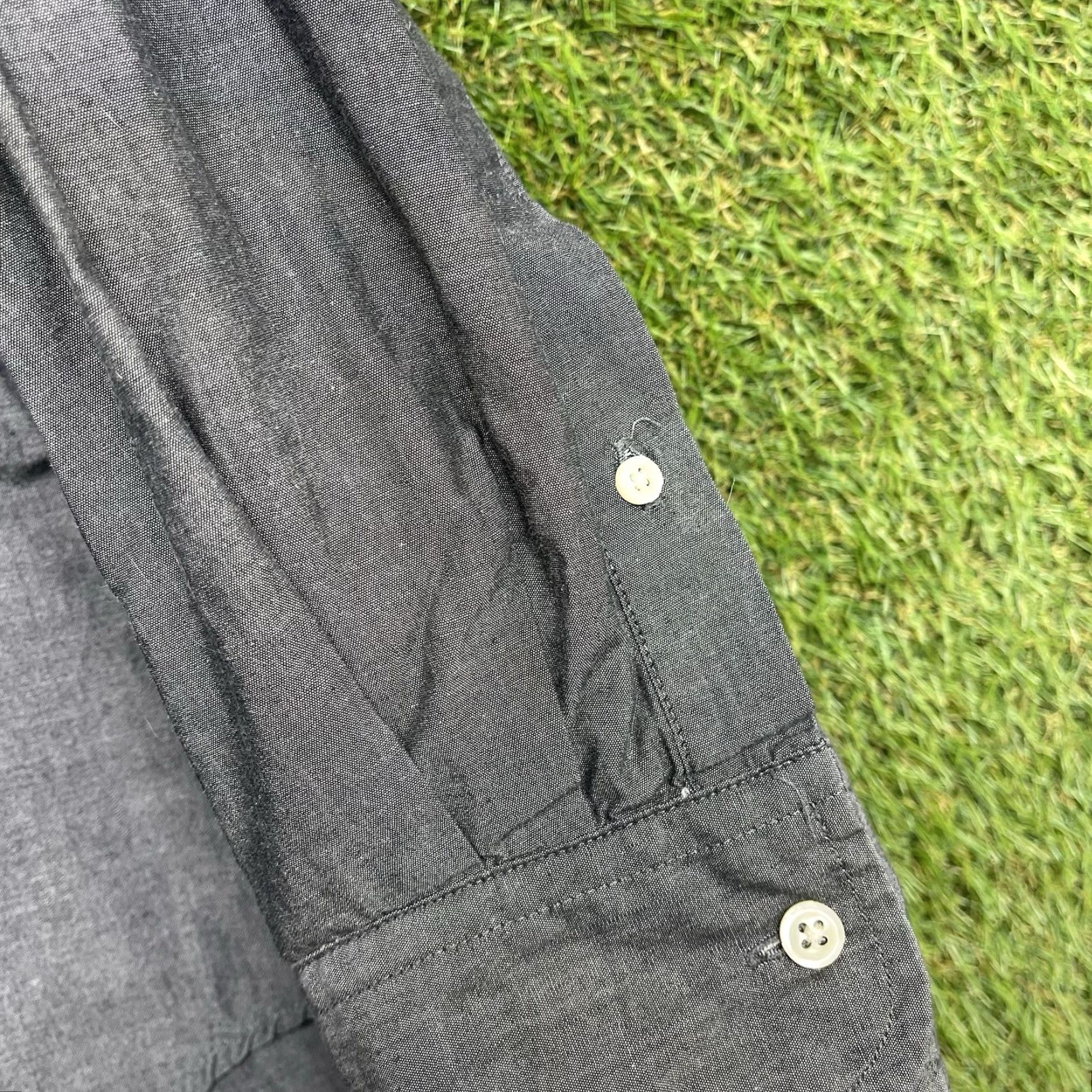 J.Crew J Crew Shirt Mens Medium Blue Chambray Oarsman Button Up Denim Casual Cotton Size US M / EU 48-50 / 2 - 5 Thumbnail
