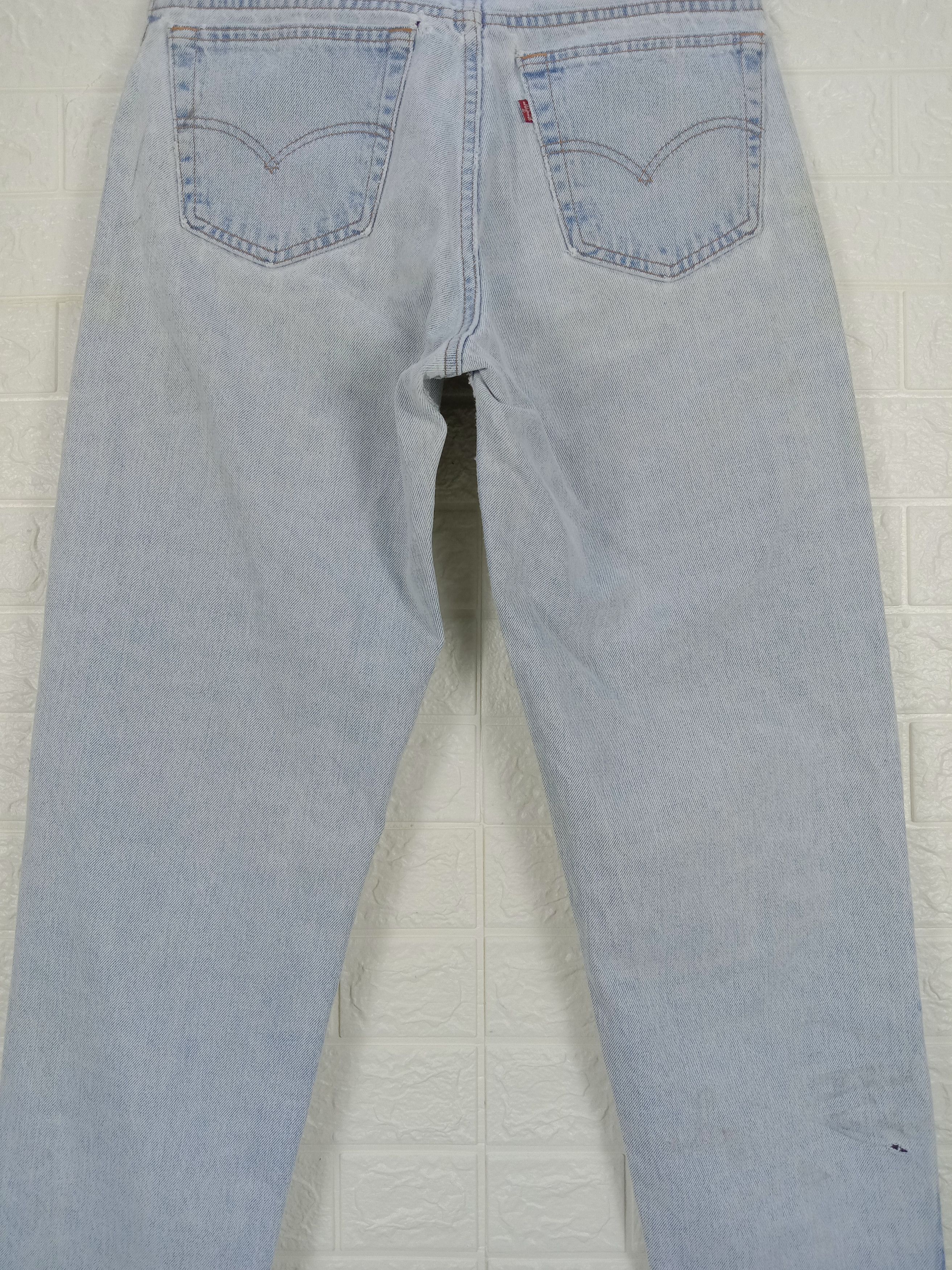 Levi's Vintage 90s Levi's 550 Jeans Relaxed Fit Tapered Leg Denim Size US 32 / EU 48 - 7 Thumbnail