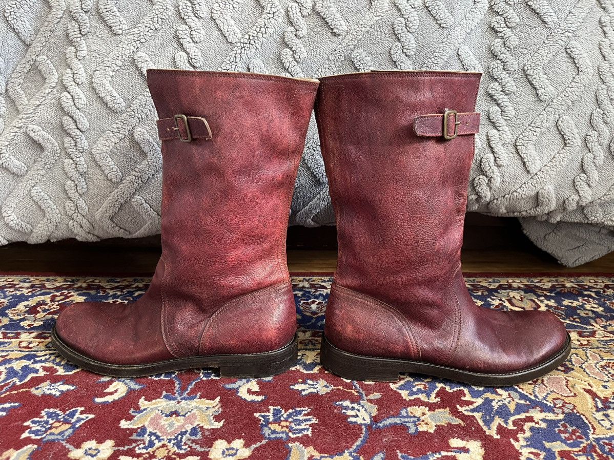 Dries Van Noten Dries Van Noten Vero Cuoio Red leather Winter boot rare🔥 Size US 10 / EU 43 - 5 Thumbnail