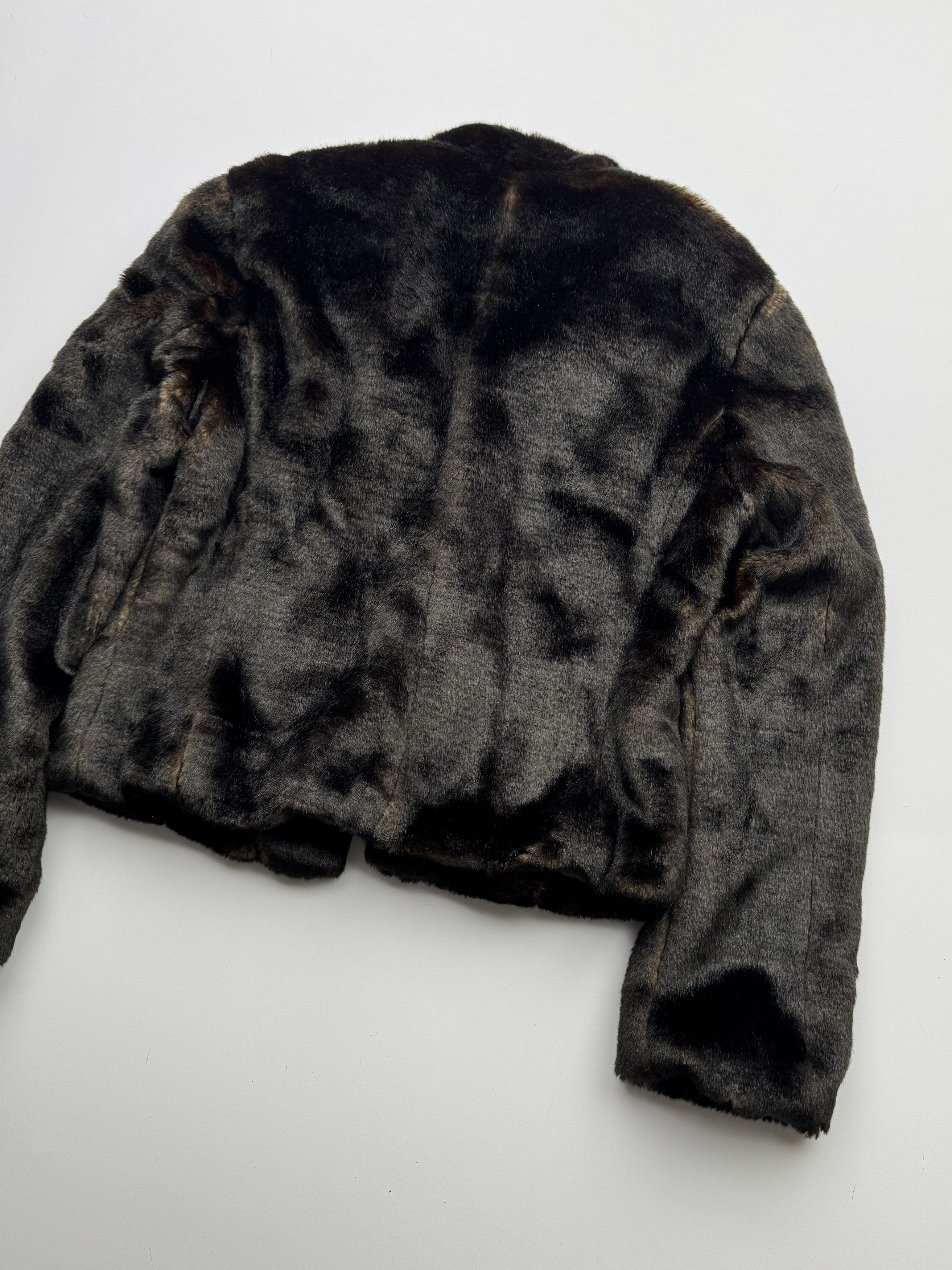 Vintage Vintage Faux Fur Cropped Coat B140(V400)E2 Size L / US 10 / IT 46 - 9 Thumbnail