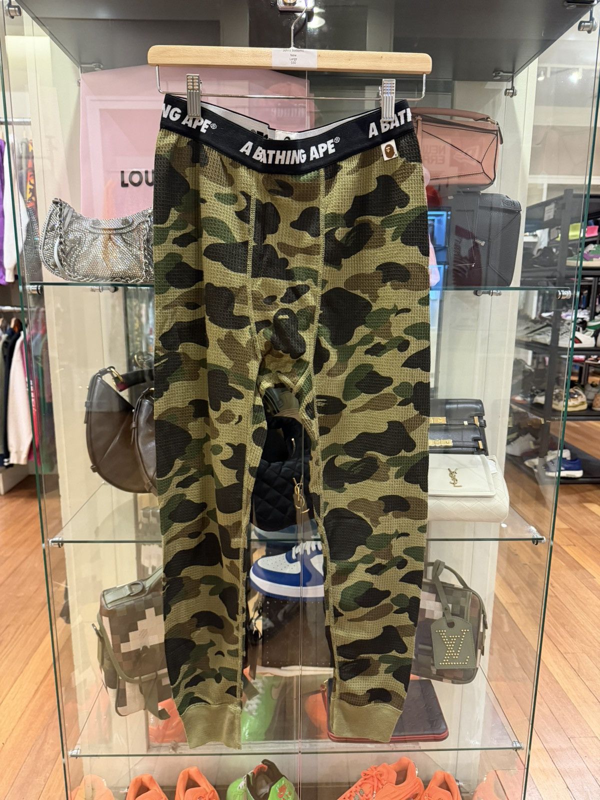 Bape Bape 1st Camo Thermal Long John Bottoms Size 28 - 1 Thumbnail