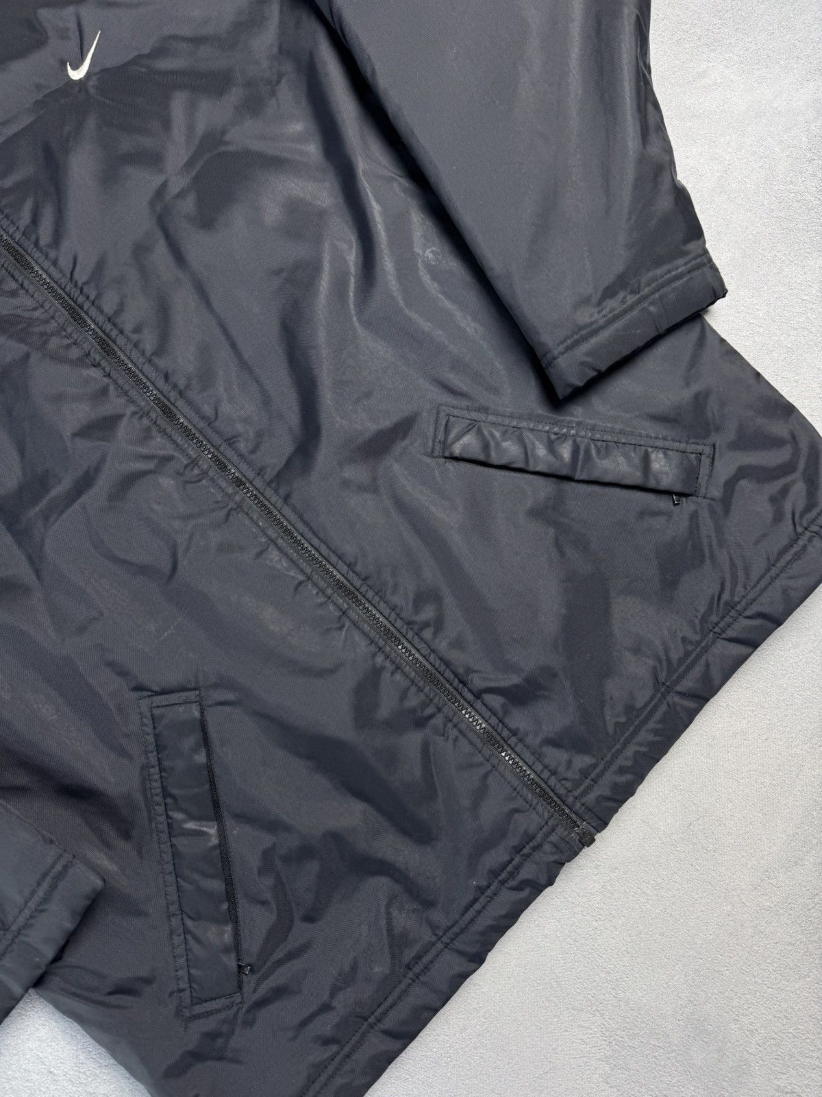 Nike Vintage Nike Drill Big Swoosh Parka Jacket size L Size US L / EU 52-54 / 3 - 6 Thumbnail